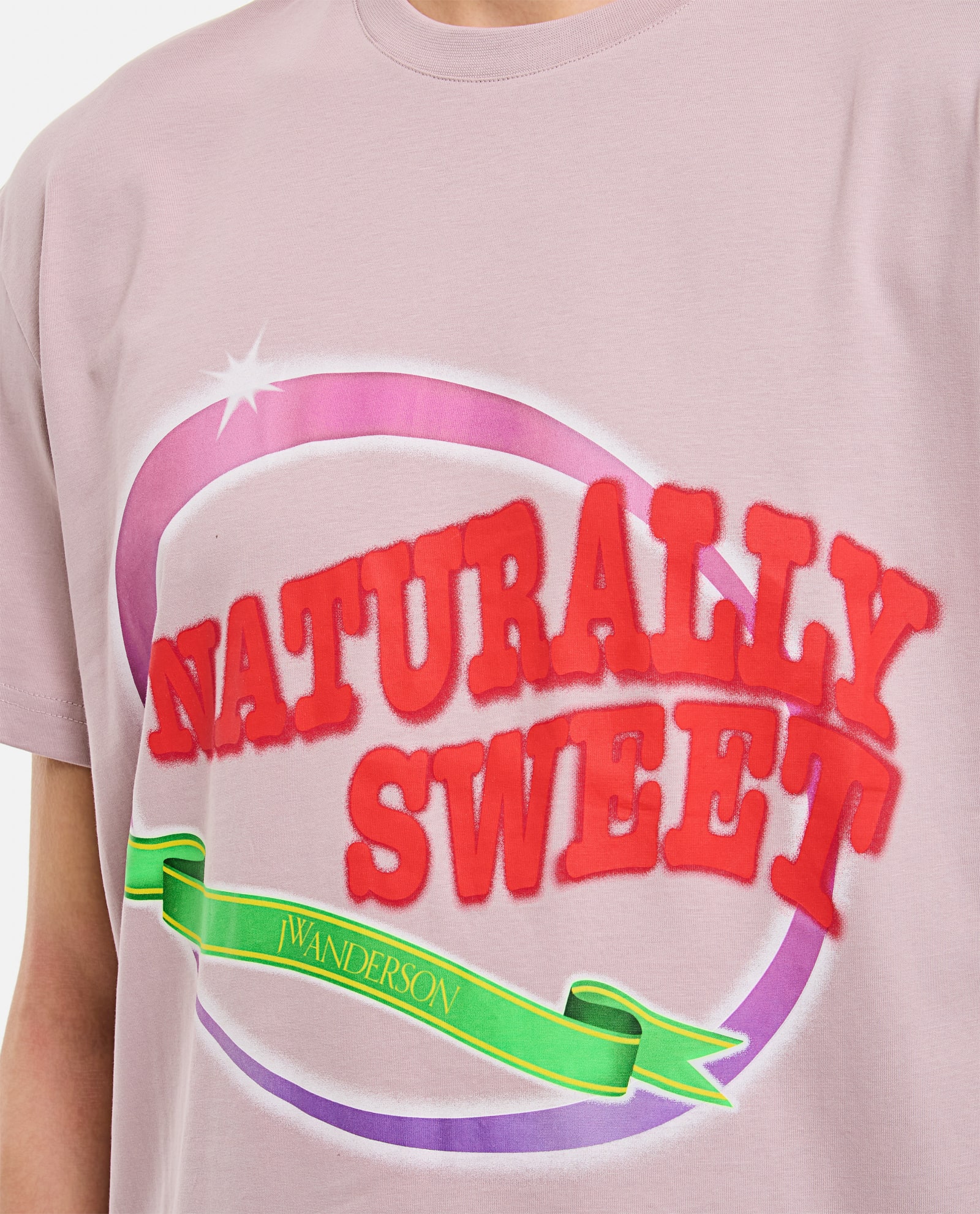 Shop Jw Anderson Naturally Sweet Classic T-shirt In Purple