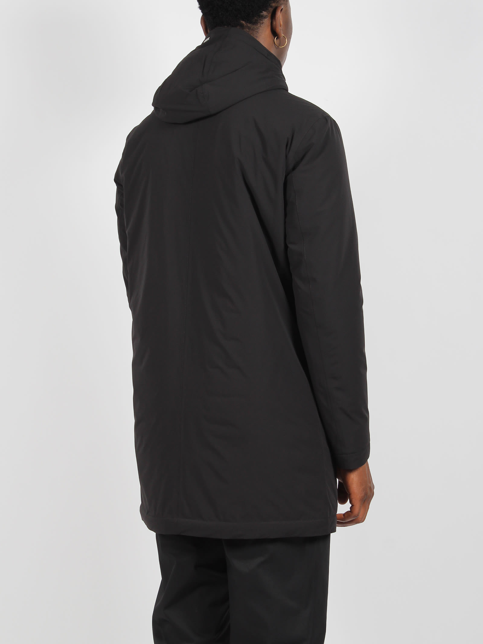 Shop Herno Ponente Resort Parka In Black