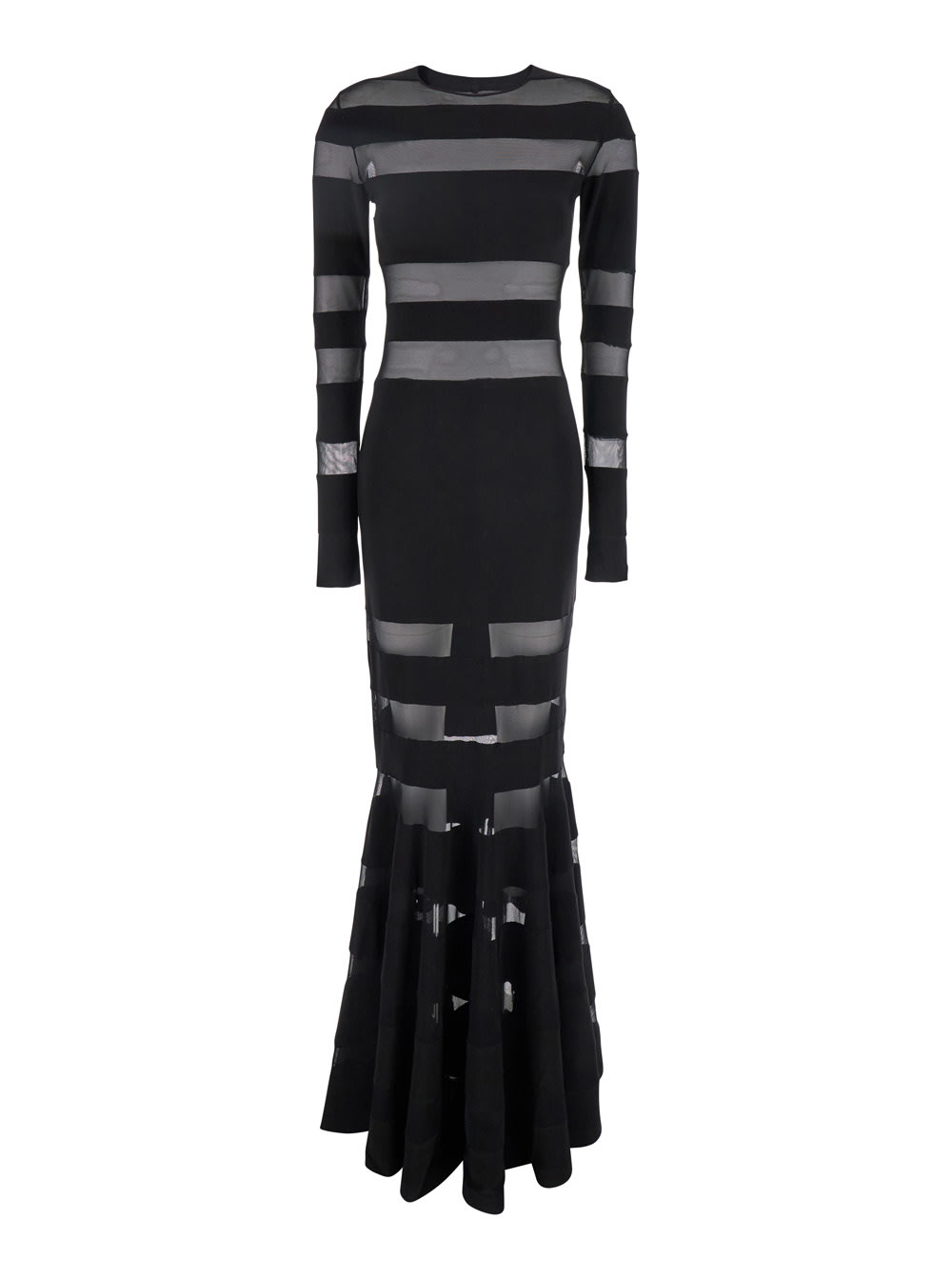 Spliced Dress Fishtail Gown