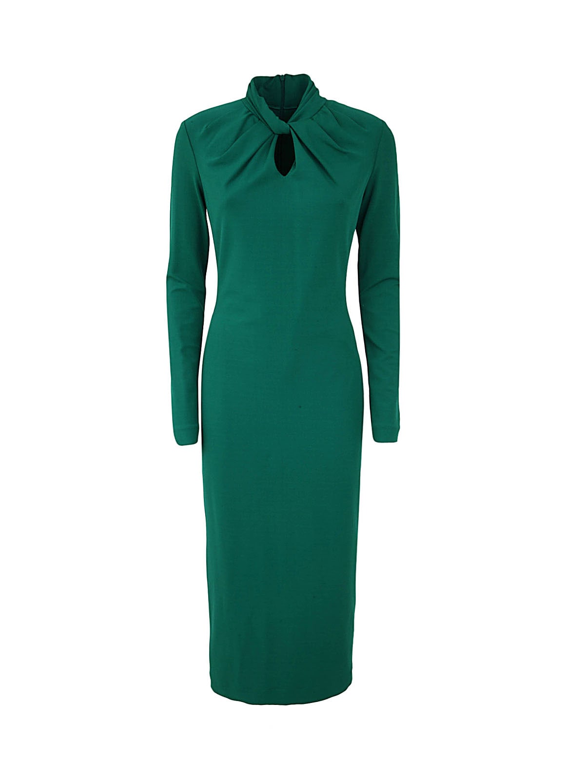 Giorgio Armani Stretch Jersey Dress With Cut Out Detail