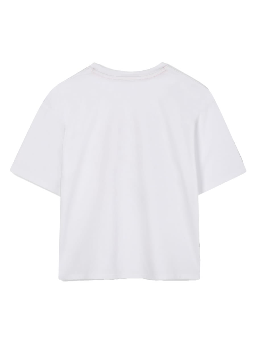 Marc Jacobs Lipgloss Logo T-shirt In White