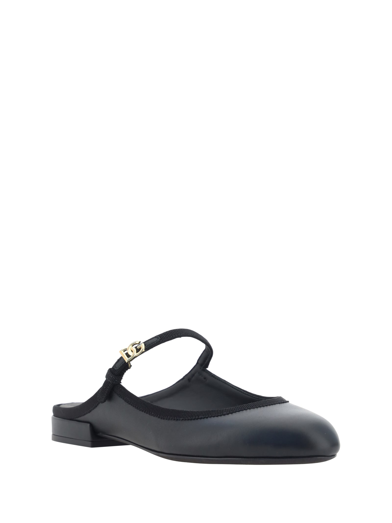 Shop Dolce & Gabbana Ballerinas In Nero/nero