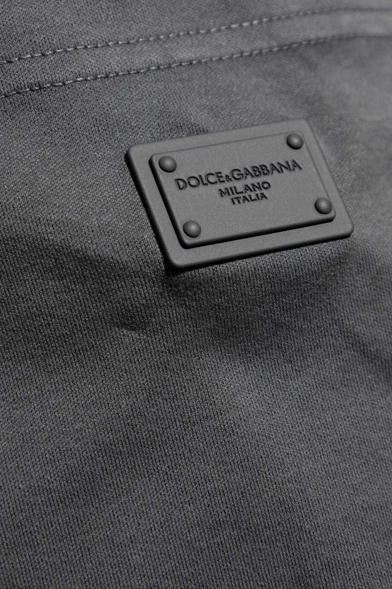 Dolce & Gabbana Shorts In Grigio Fumo