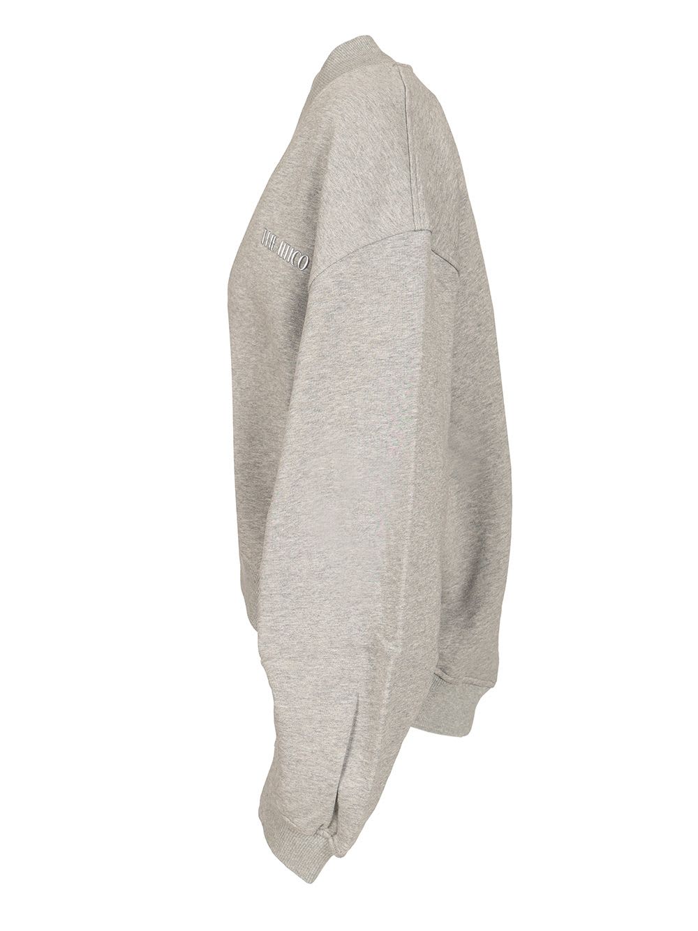 Attico Fleece Sweatshirt Sweatshirts Grey In Gray