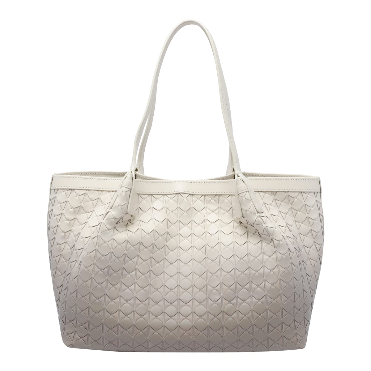 Serapian Small Secret Mosaico Bag In White