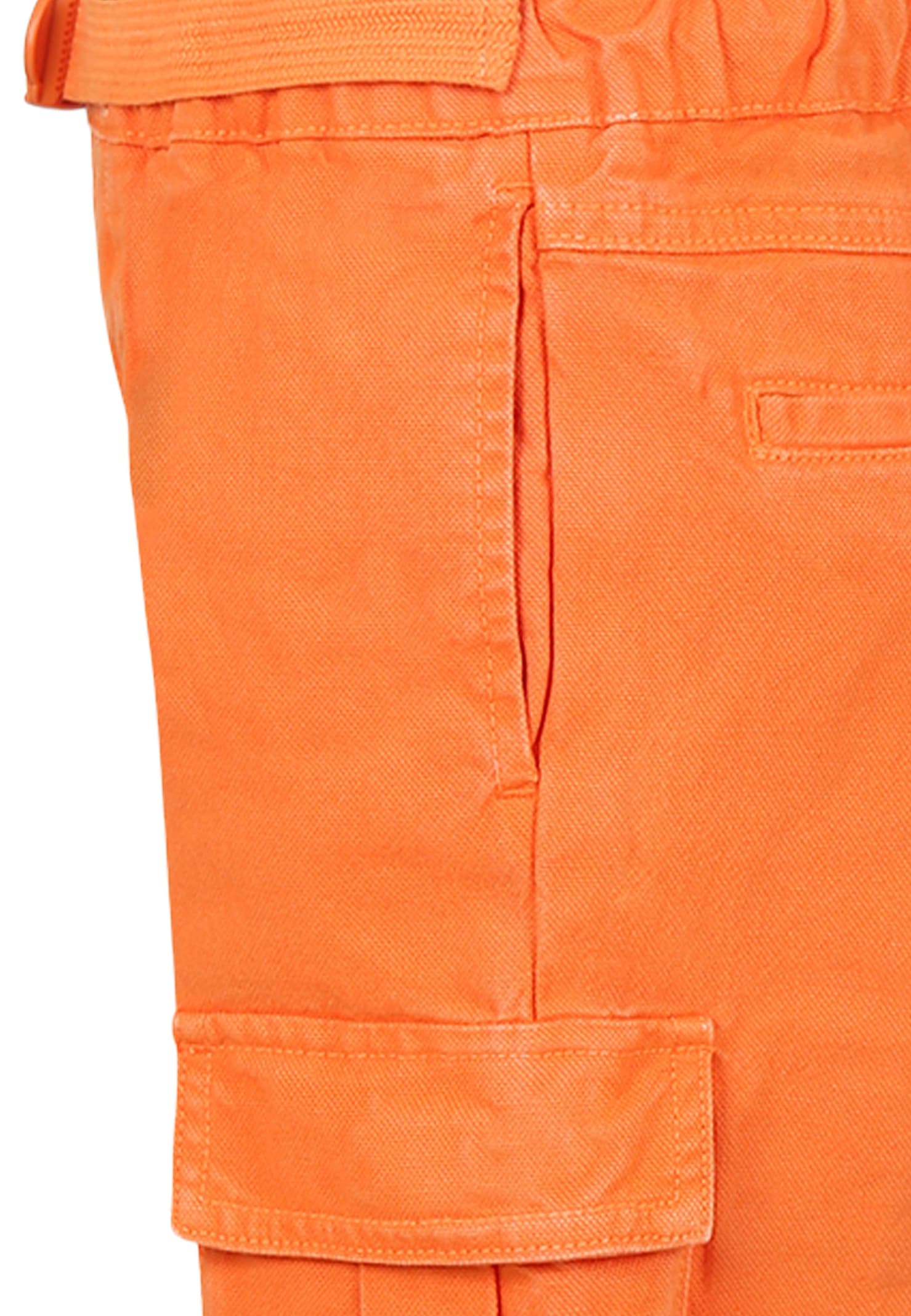 Stella Mccartney Pocket Shorts In Orange
