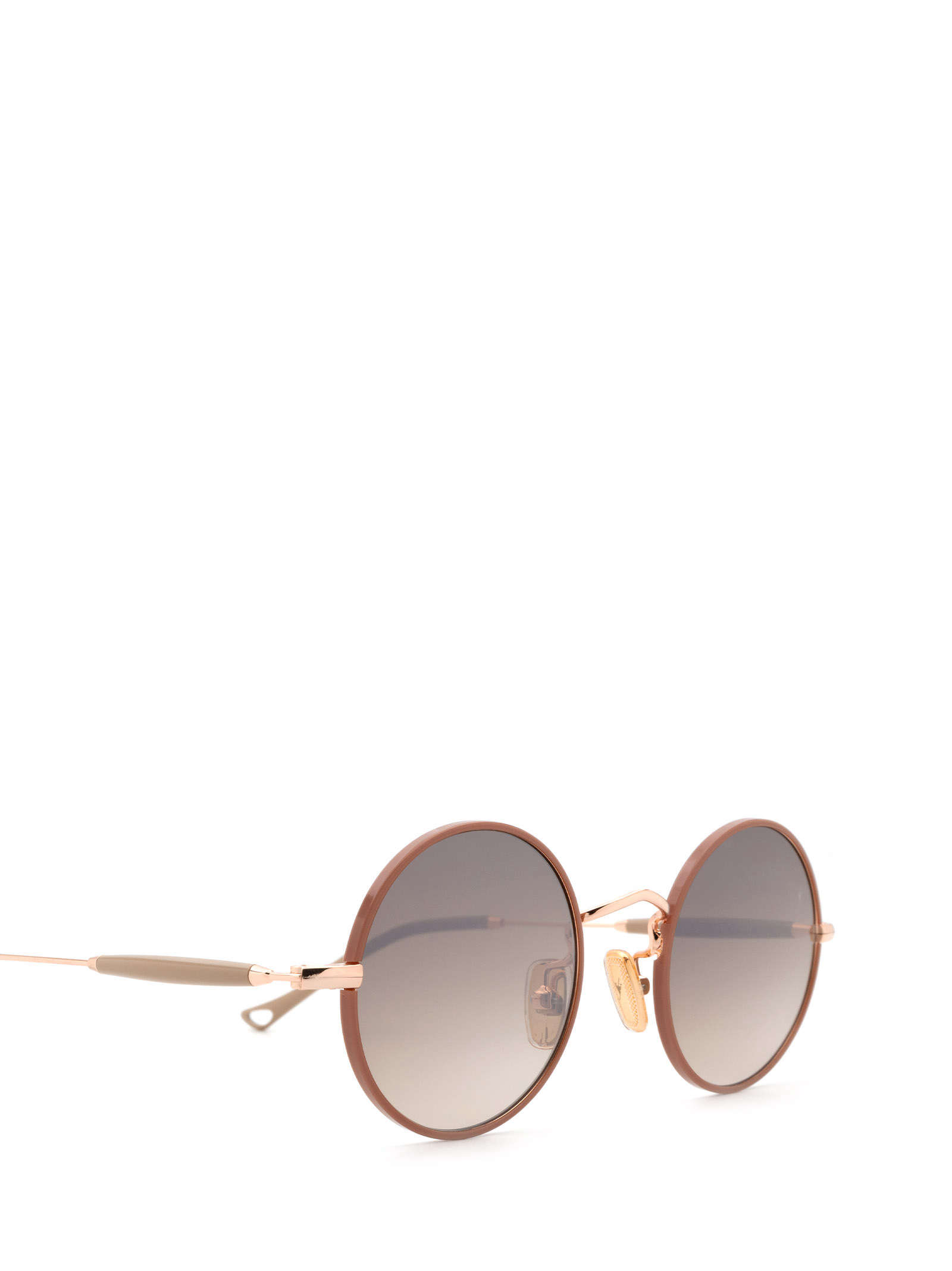 Shop Eyepetizer Quatre Pinkish Brown Sunglasses