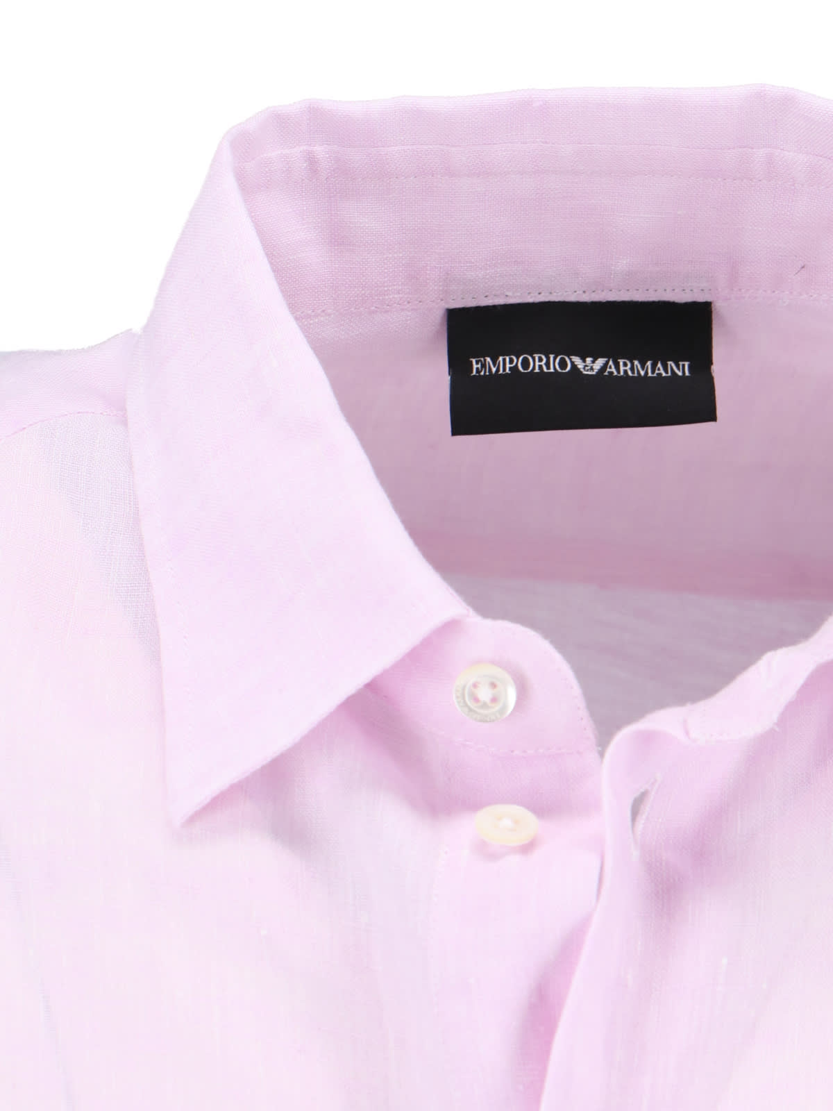 Shop Emporio Armani Classic Shirt In Pink