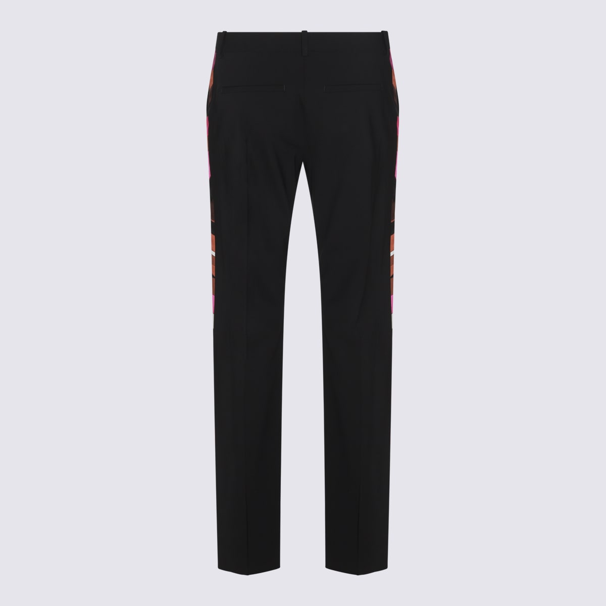Pucci Black Wool Pants In Black