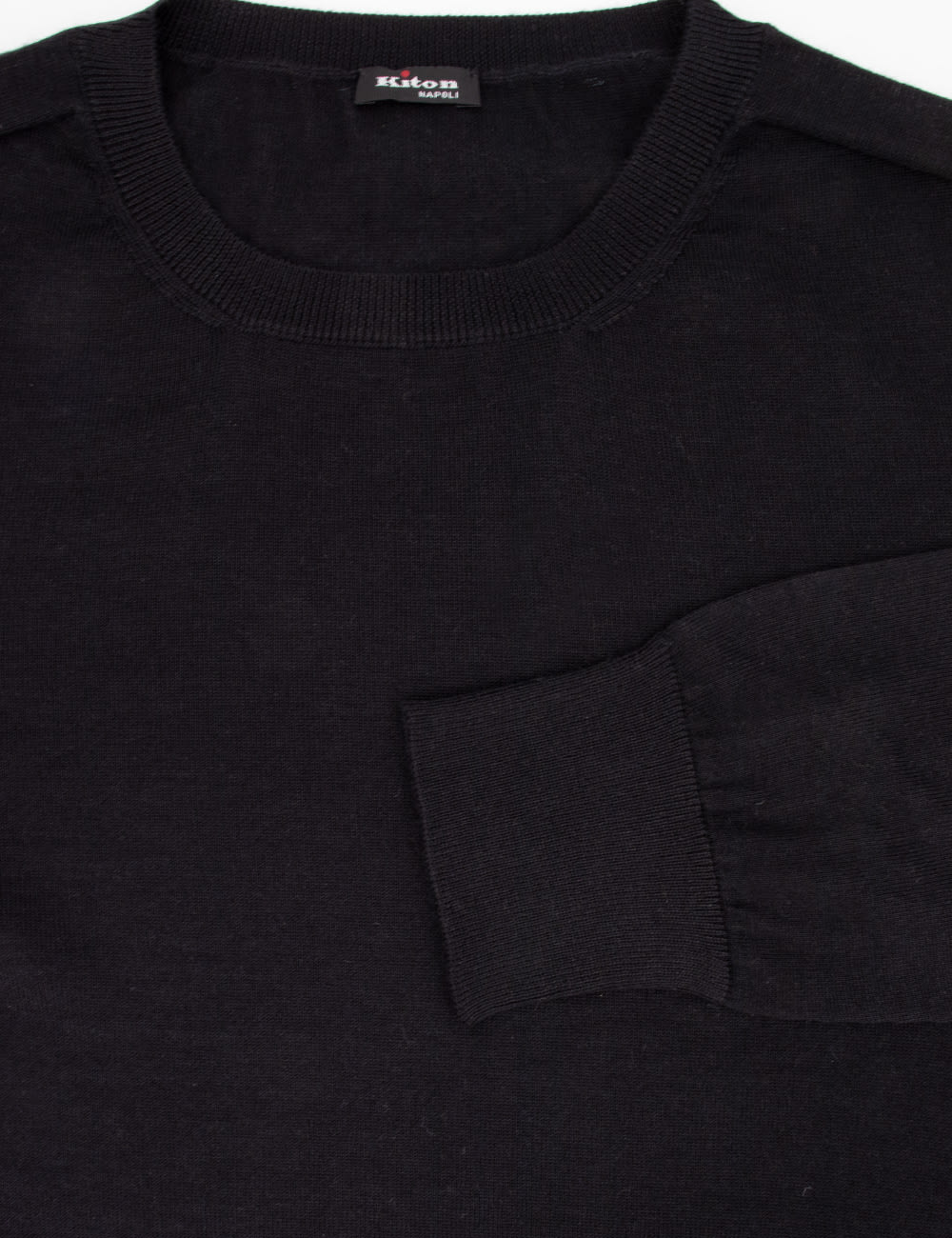 Shop Kiton Sweater In Black