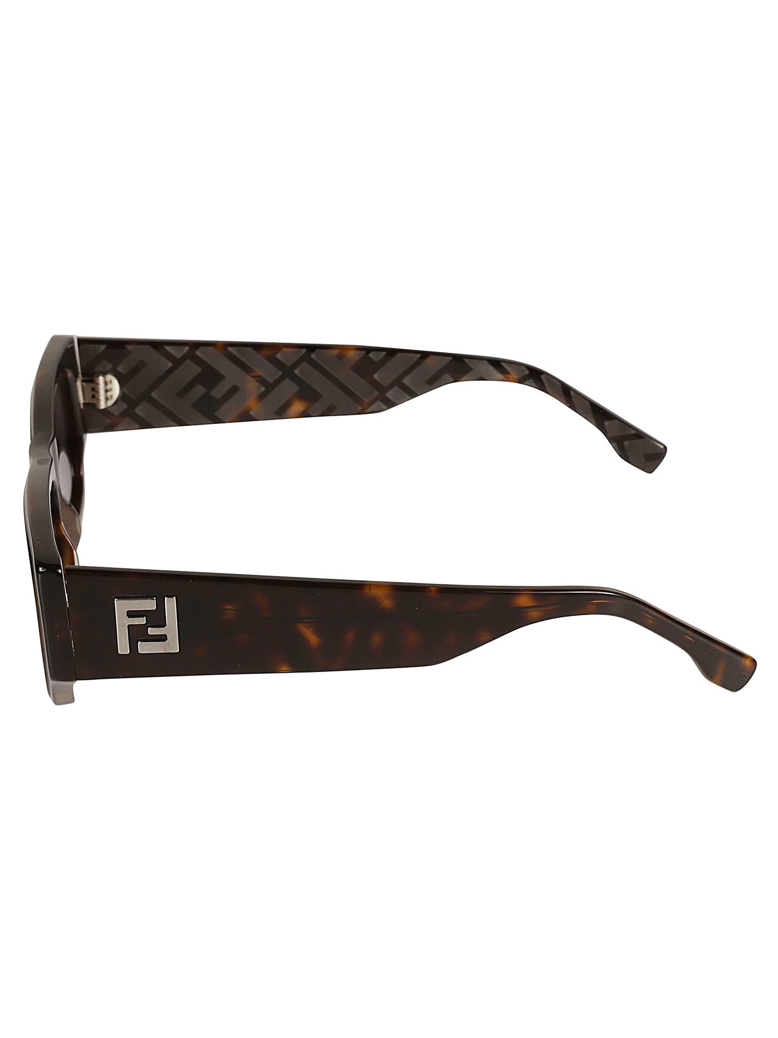 Fendi Rectangle Classic Sunglasses In 52e - Havana