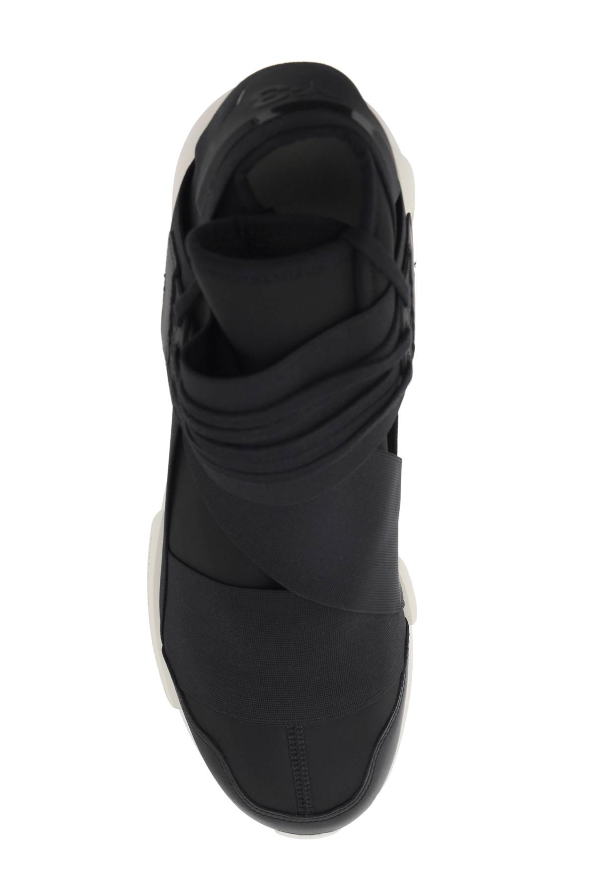 Y-3 Qasa Sneakers In Blackblackowhite