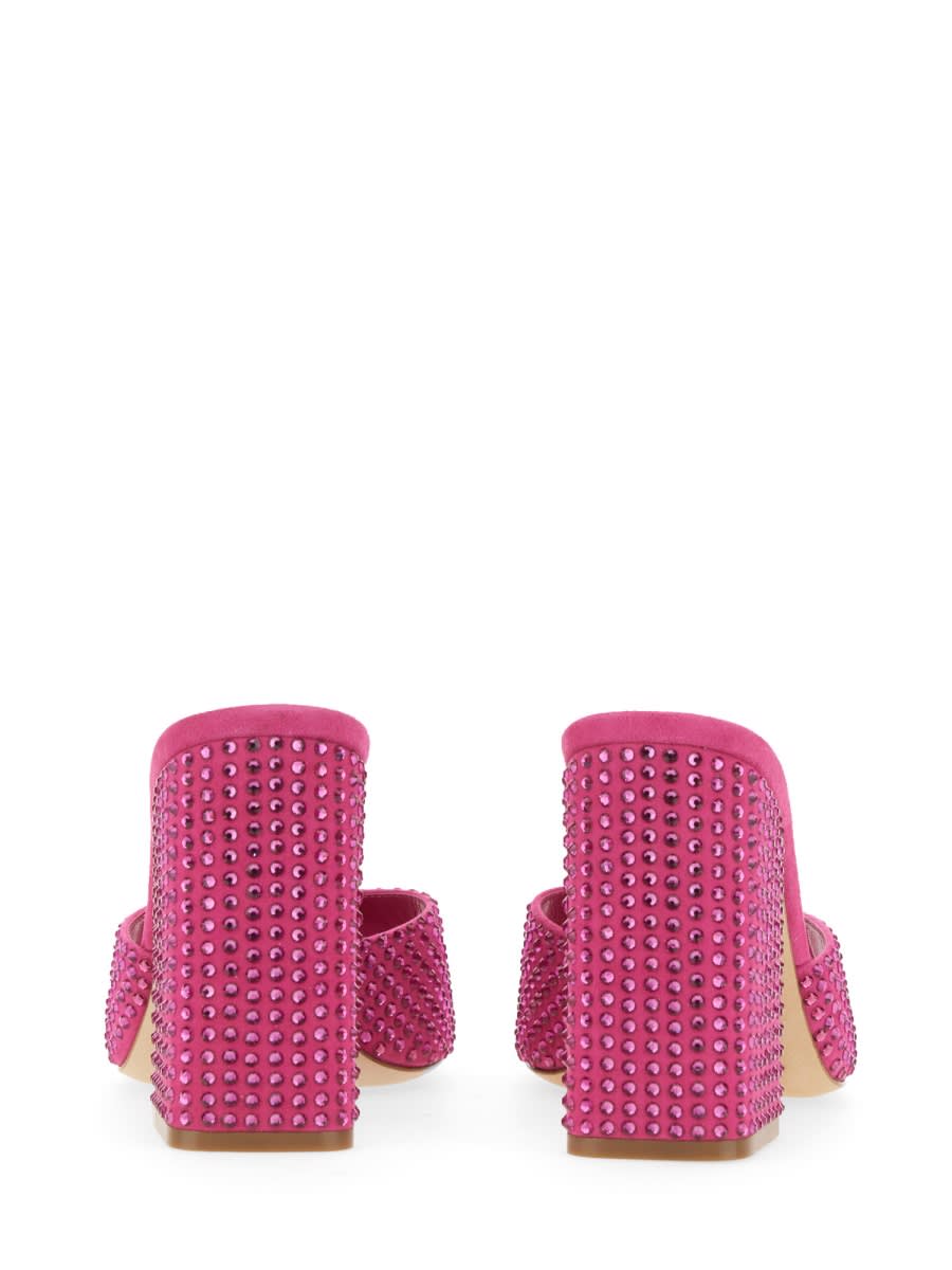 Shop Paris Texas Mule Holly Anja In Fuchsia