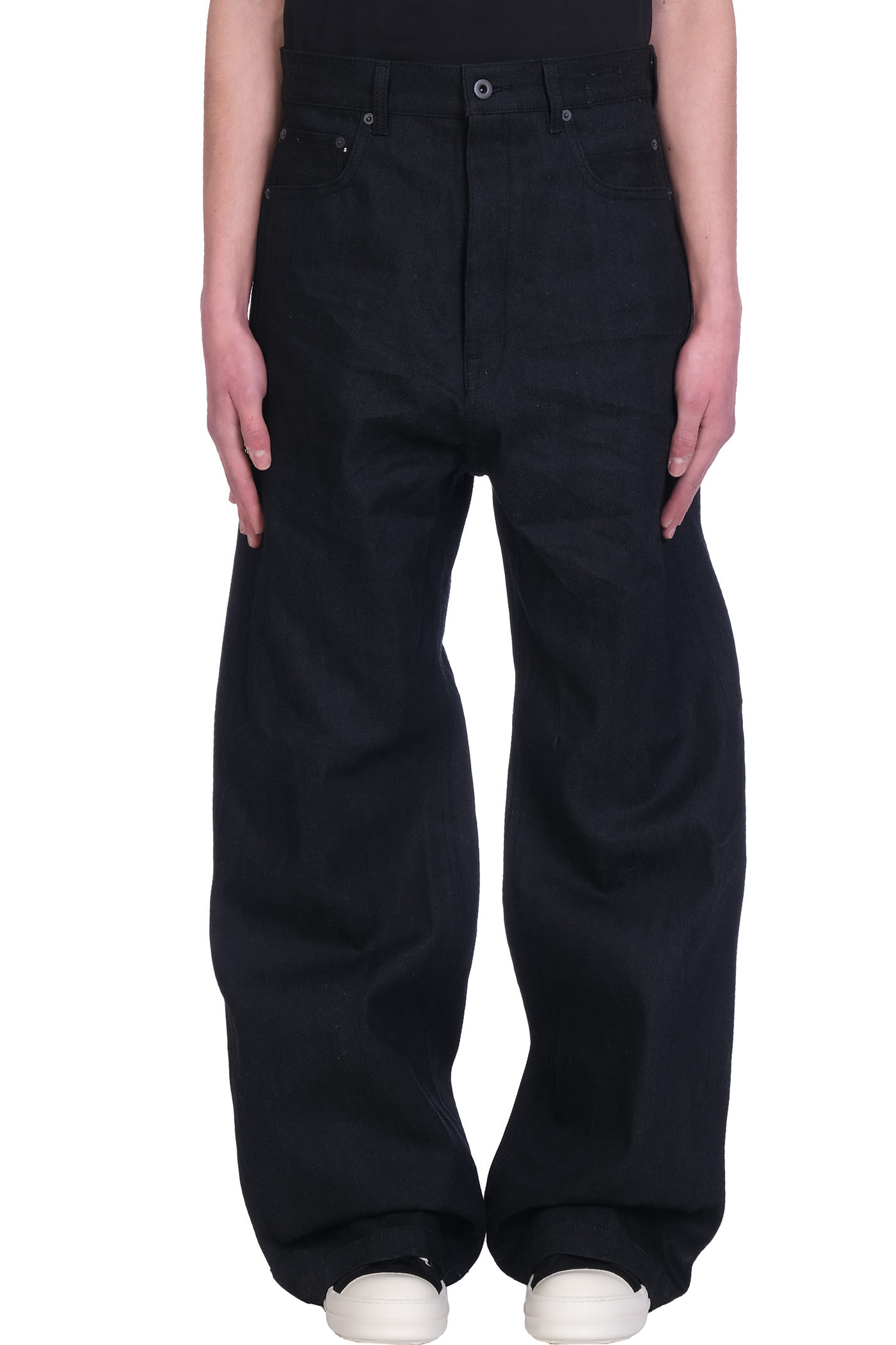 Rick Owens Geth Jean Jp Jeans In Black Cotton | ModeSens