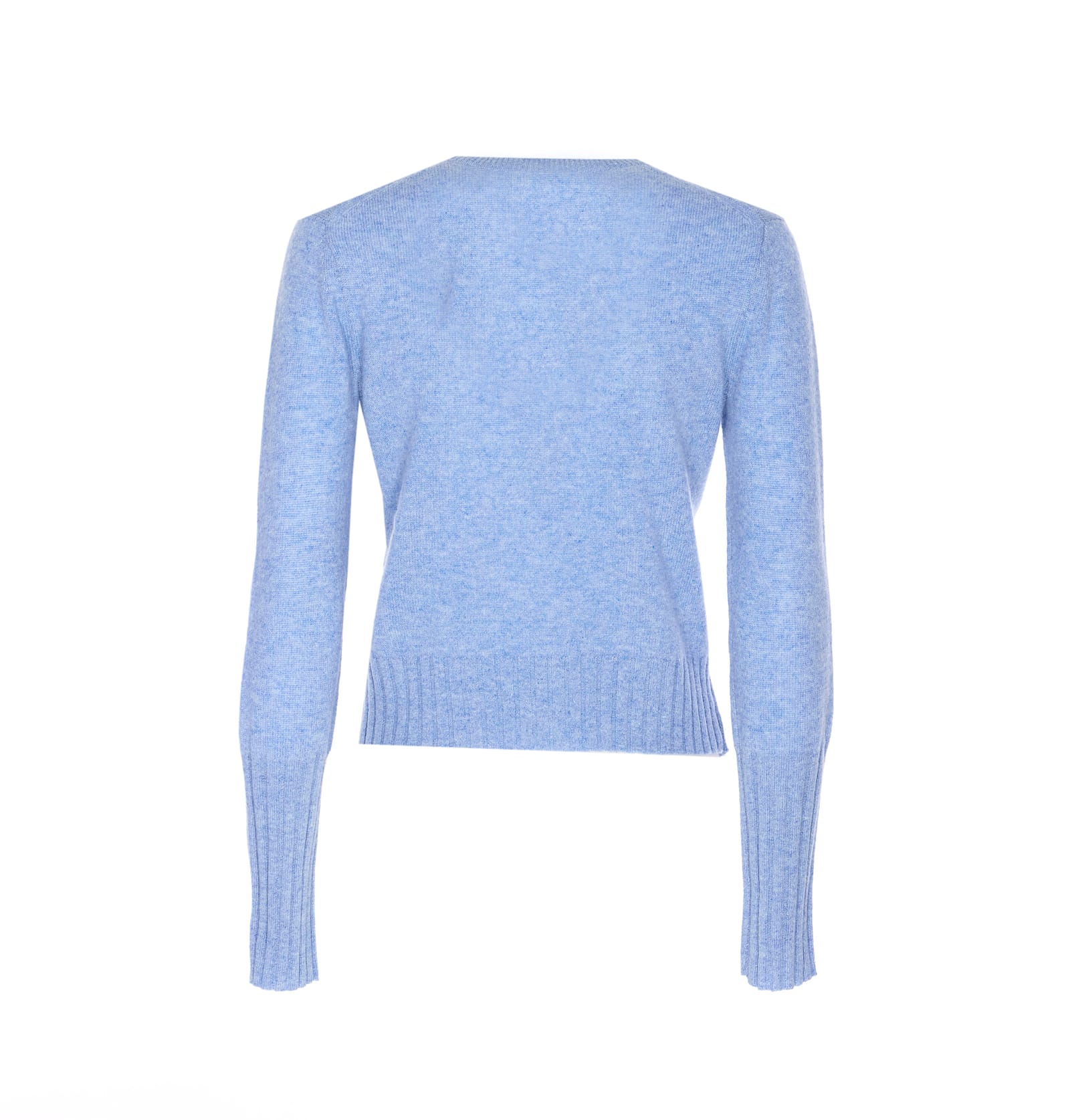 Guest In Residence Cashmere Shrunken Crewneck Sweater In Blue