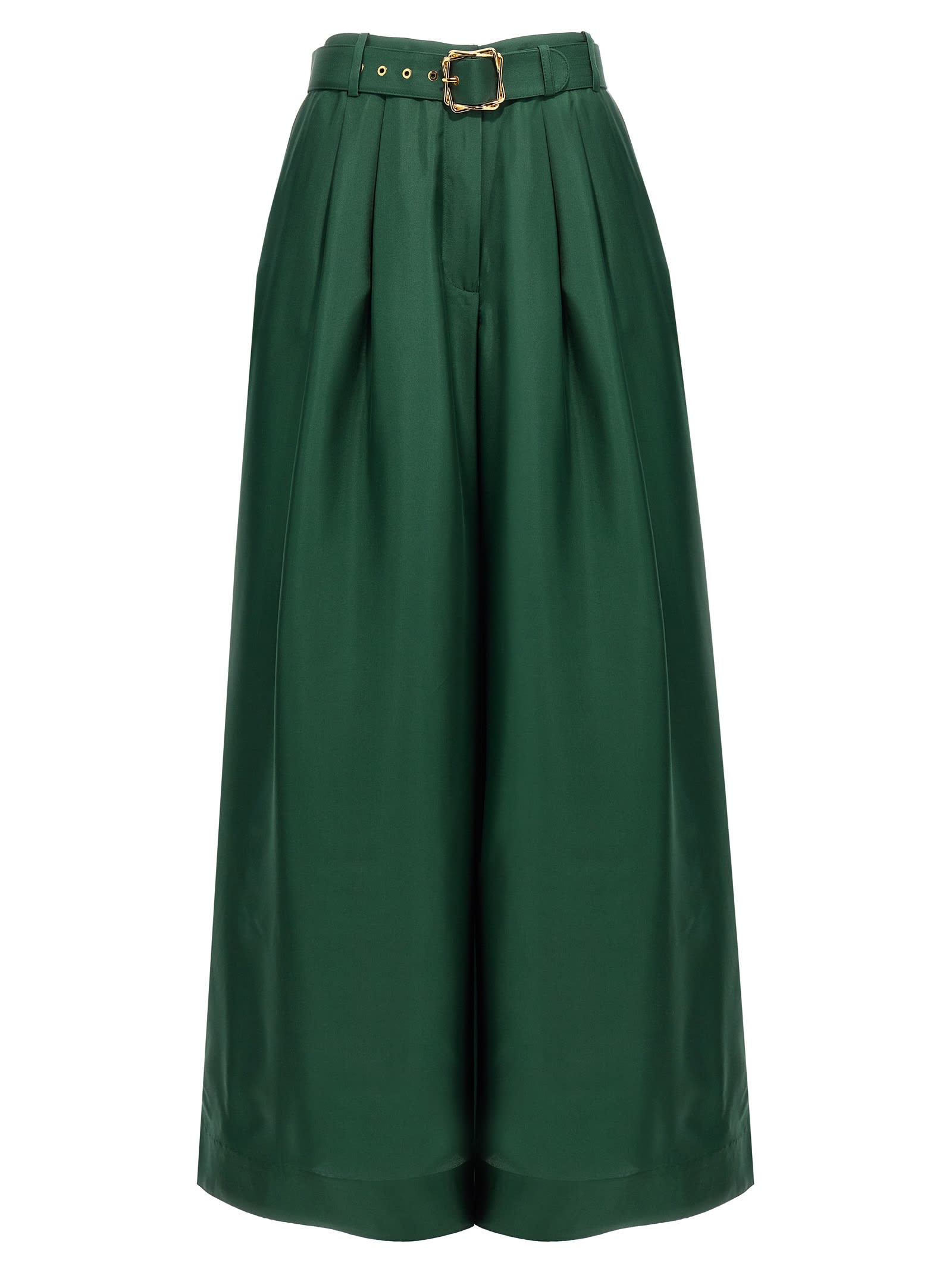 Shop Zimmermann Pavilion Pants In Green