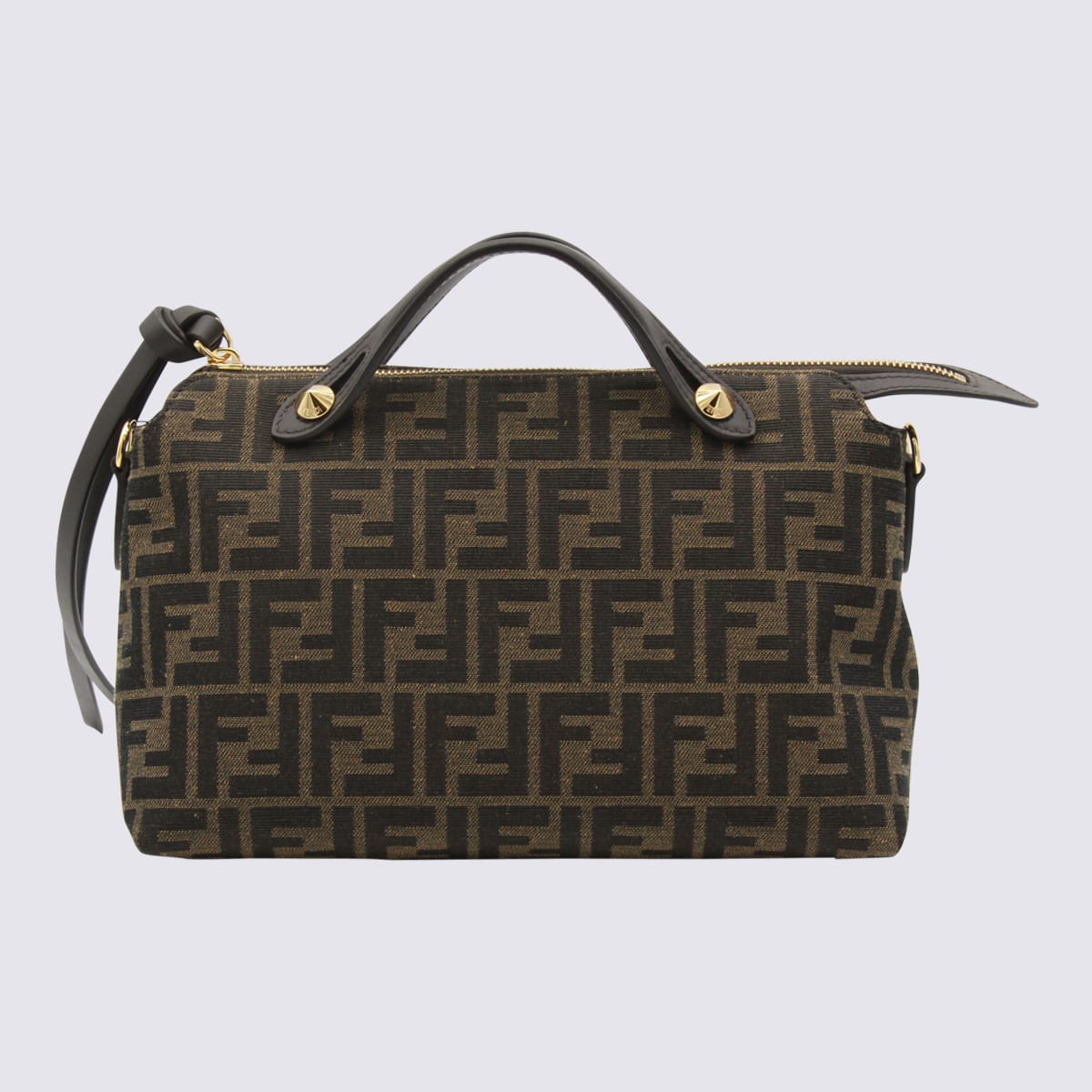 Fendi Brown Leather By The Way Top Handle Bag