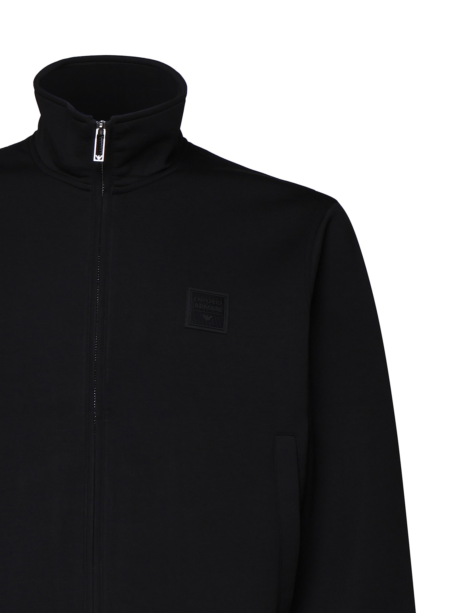 Shop Emporio Armani Tracksuit Logo In Black