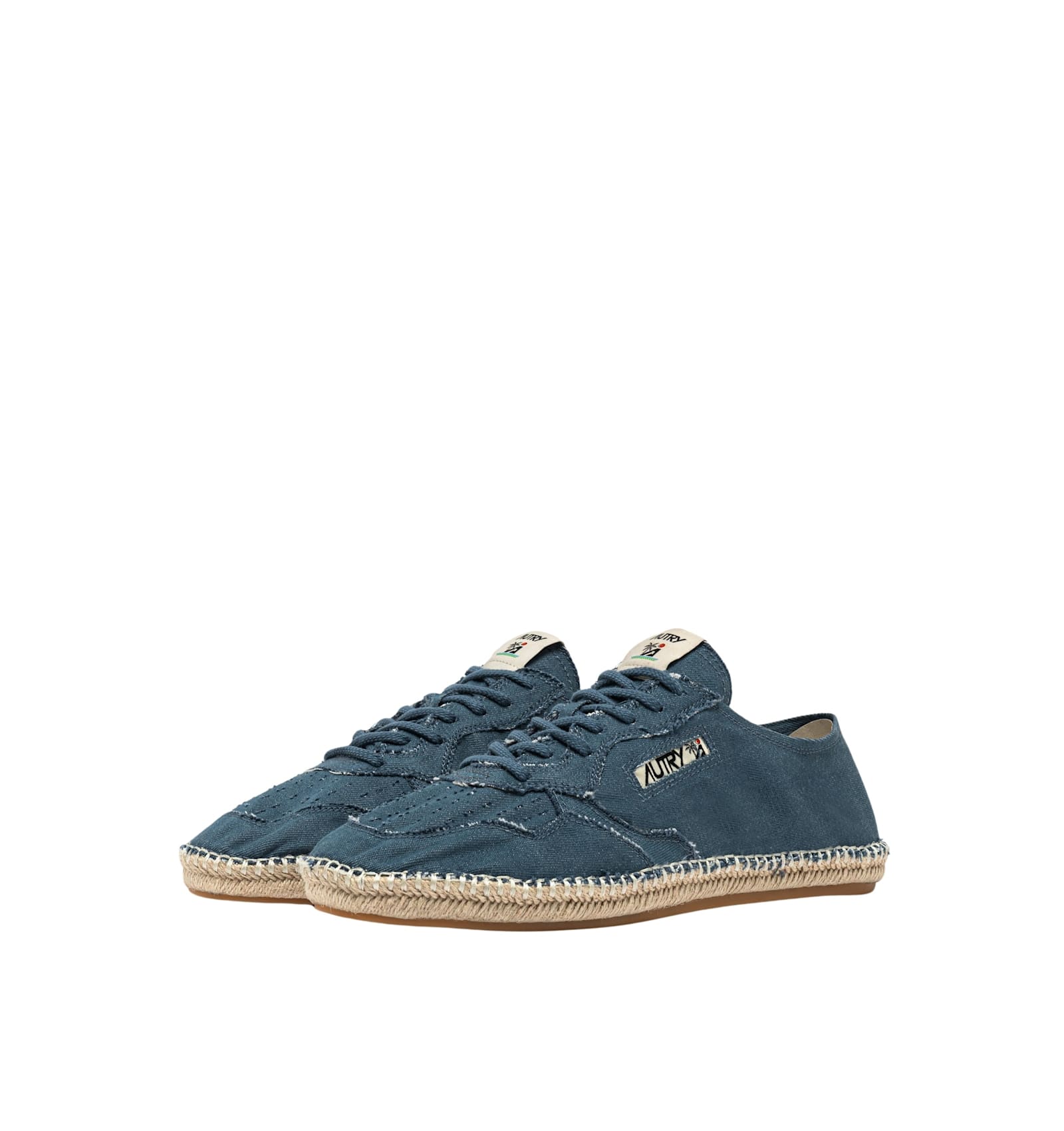 Autry Espadrillas Canvas Sneakers In Blue