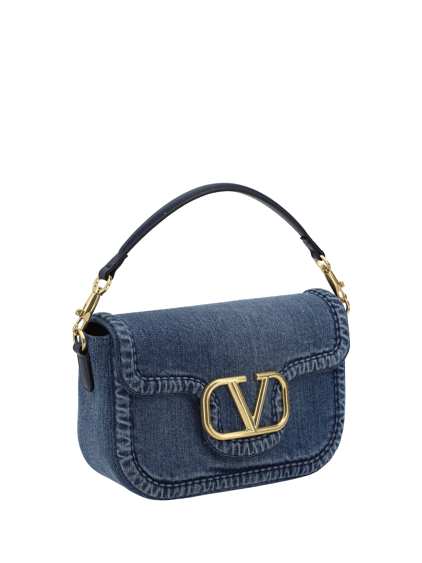 VALENTINO GARAVANI DENIM SHOULDER BAG