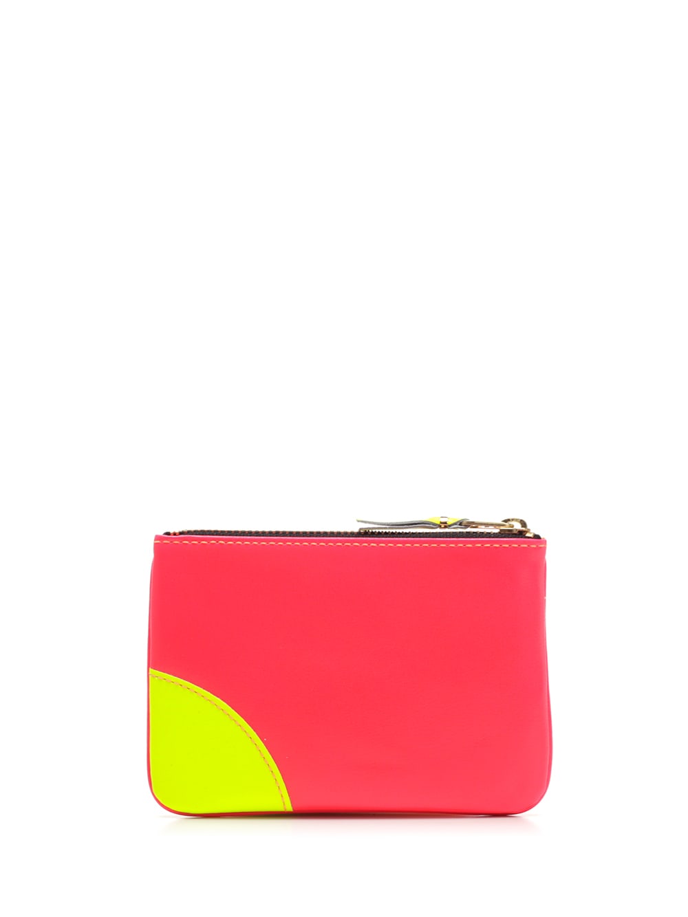 COMME DES GARÇONS TWO-TONE LEATHER COIN PURSE 