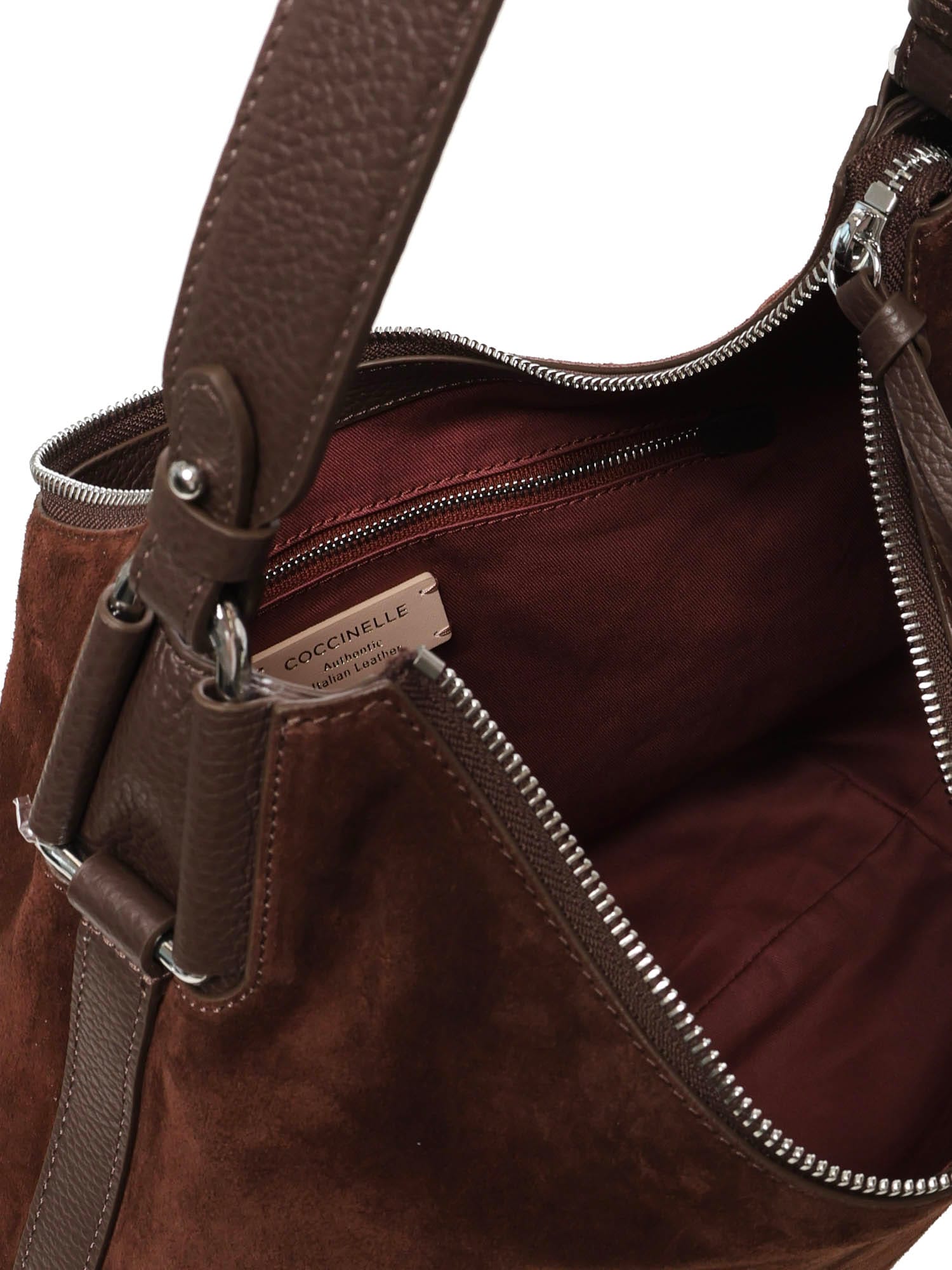 Coccinelle Suede Tote Bag