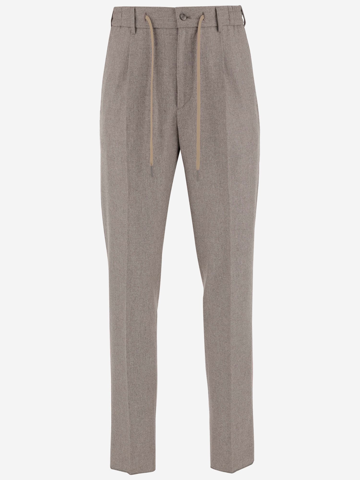 Tagliatore Drawstring Trousers In Gray