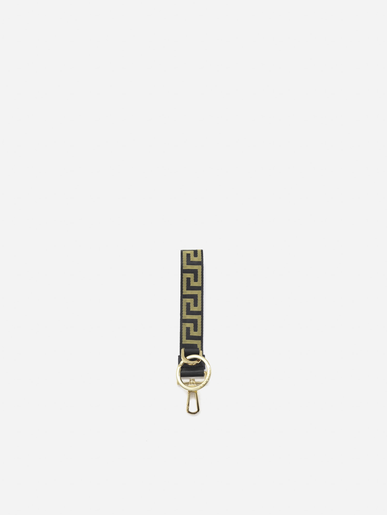 Versace Greca Keyring With All-over Contrasting Pattern
