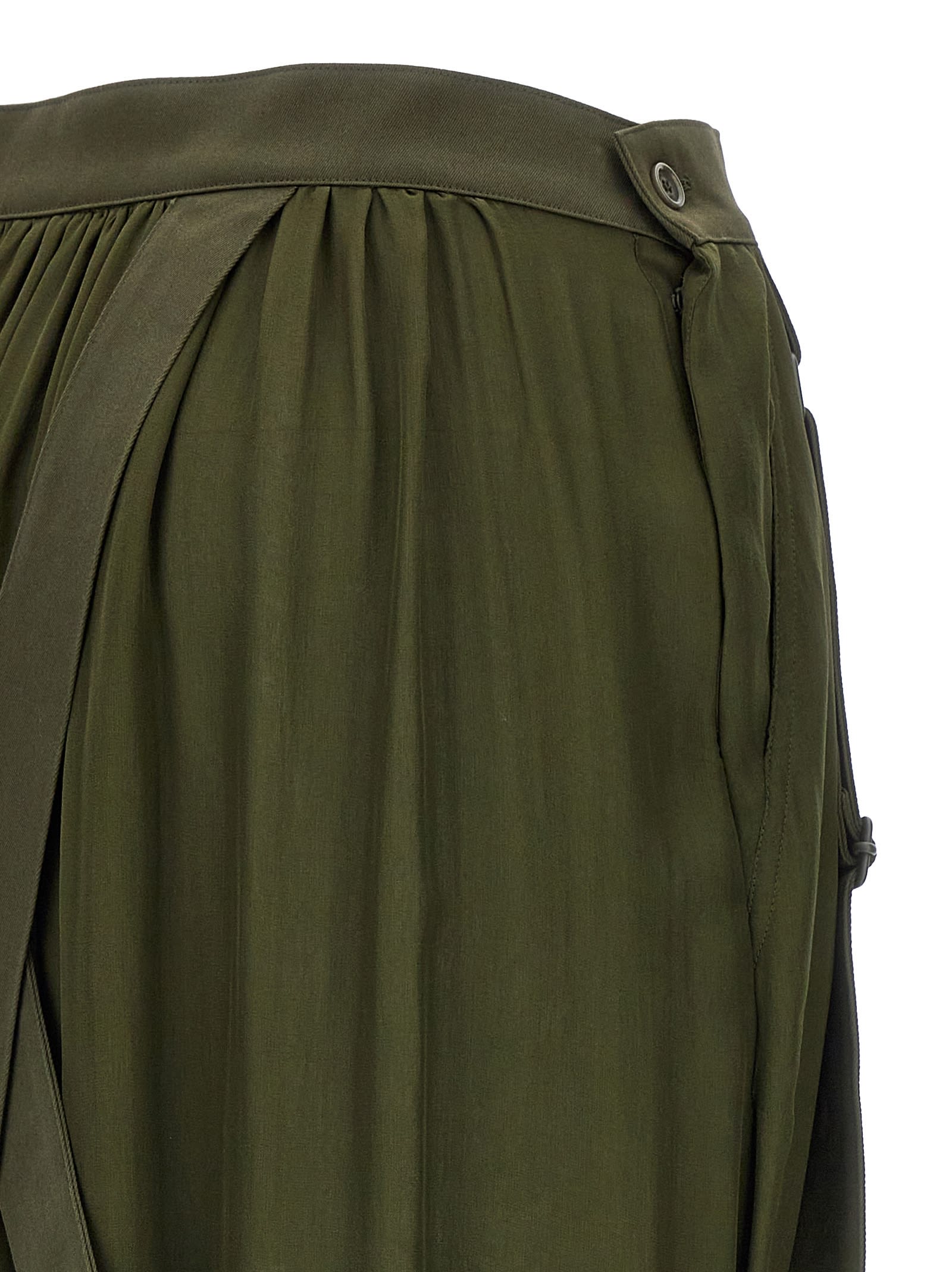 Shop Max Mara Jedy Skirt In Green