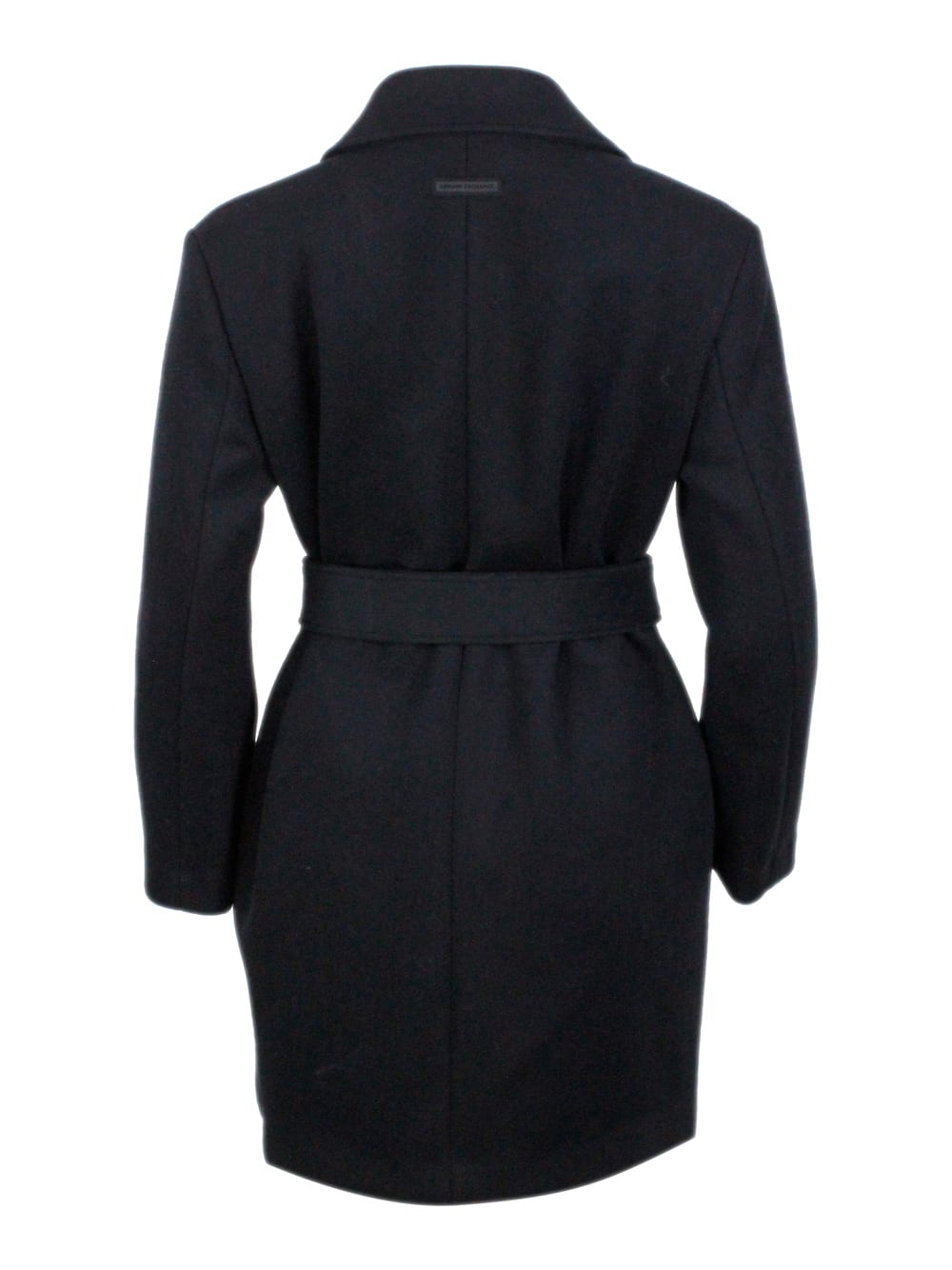 Armani Exchange Coats In Black