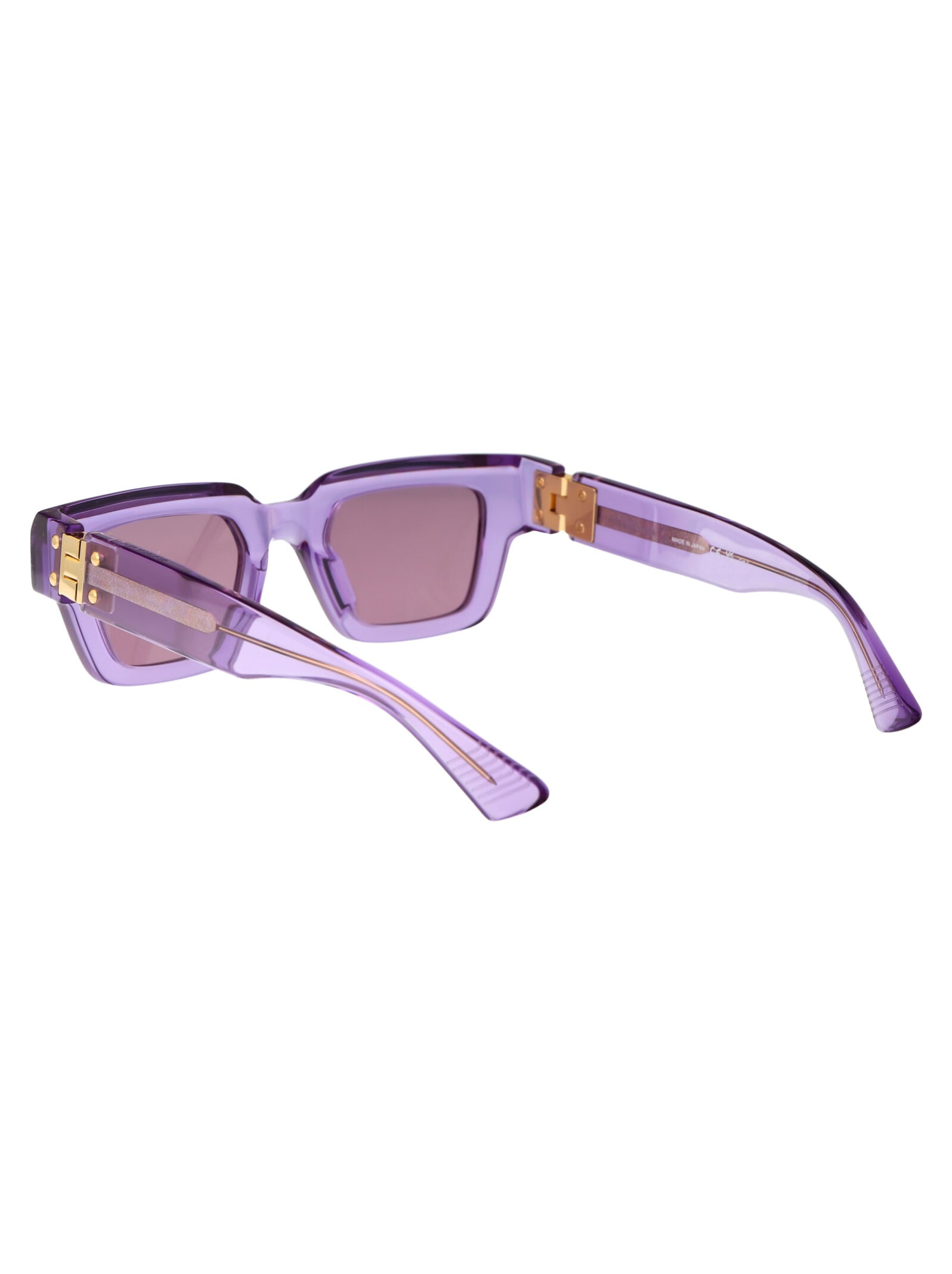 Bottega Veneta Bv1230s Sunglasses In 003 Violet Violet Violet