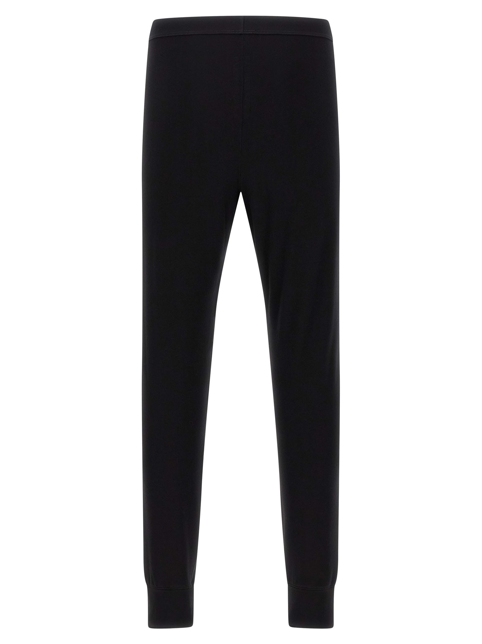 Rick Owens Thermal Bottom Leggings In Black