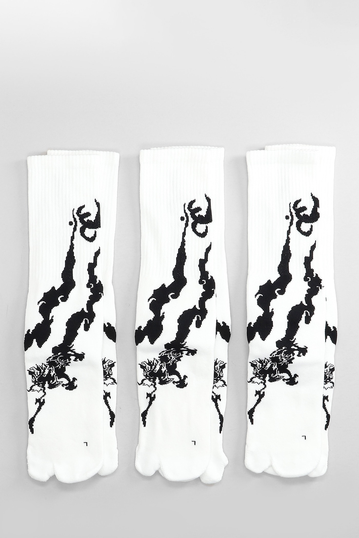 Socks In White Cotton