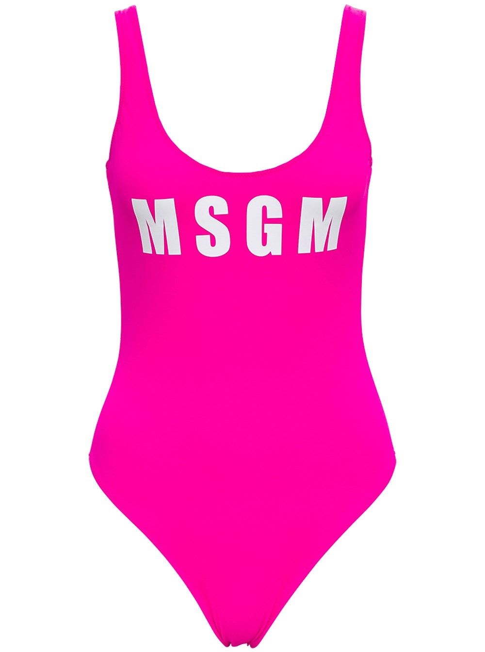 MSGM PINK SWIMSUIT WITH LOGO,3042MDF10521746714