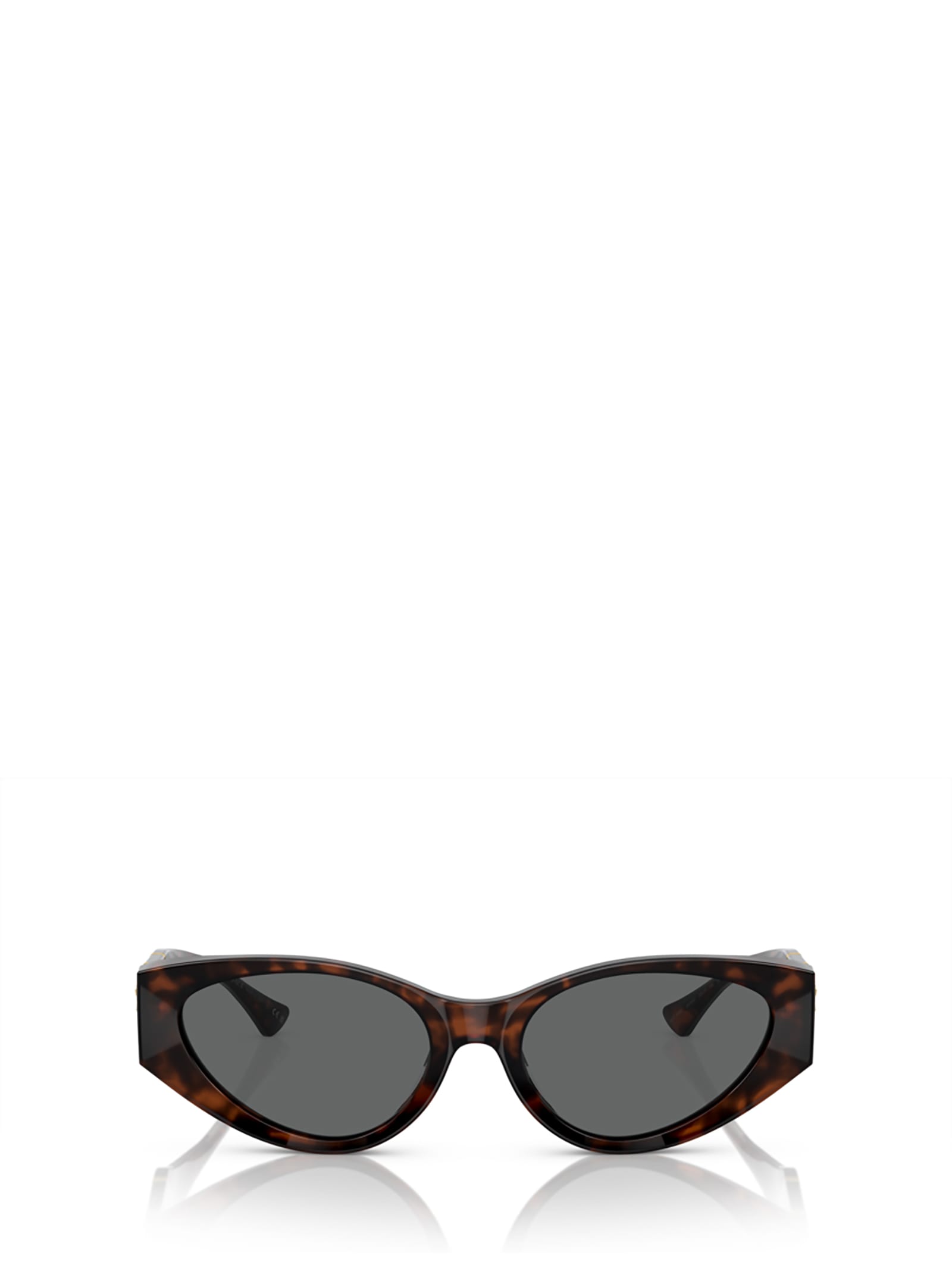 Shop Versace Ve4454 Havana Sunglasses