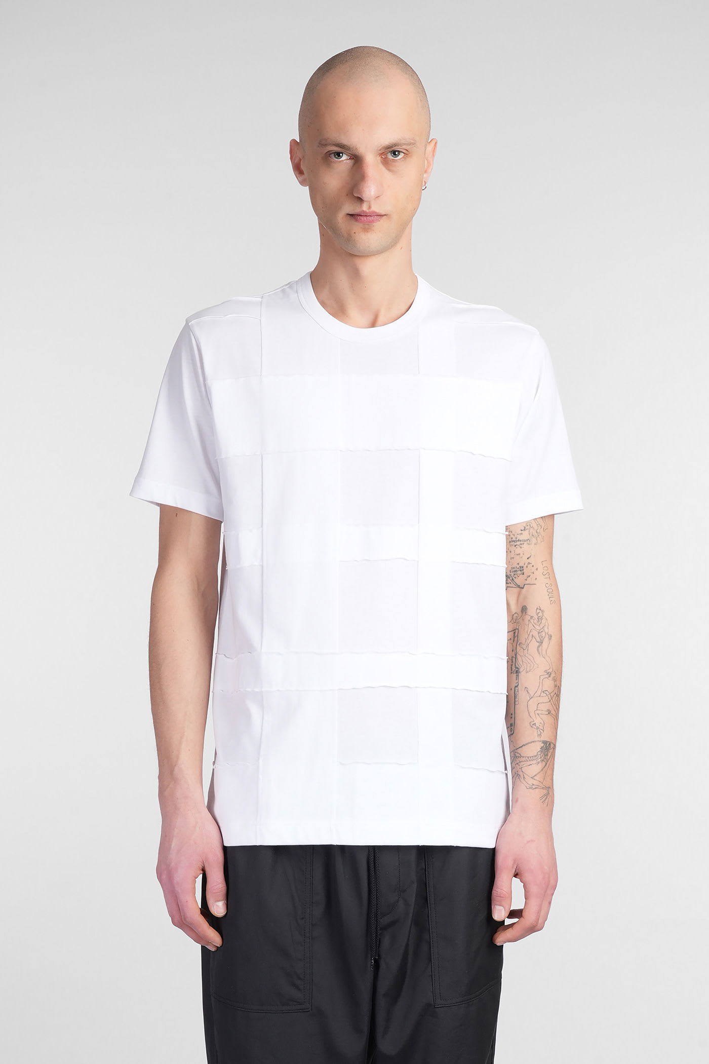 T-shirt In White Cotton