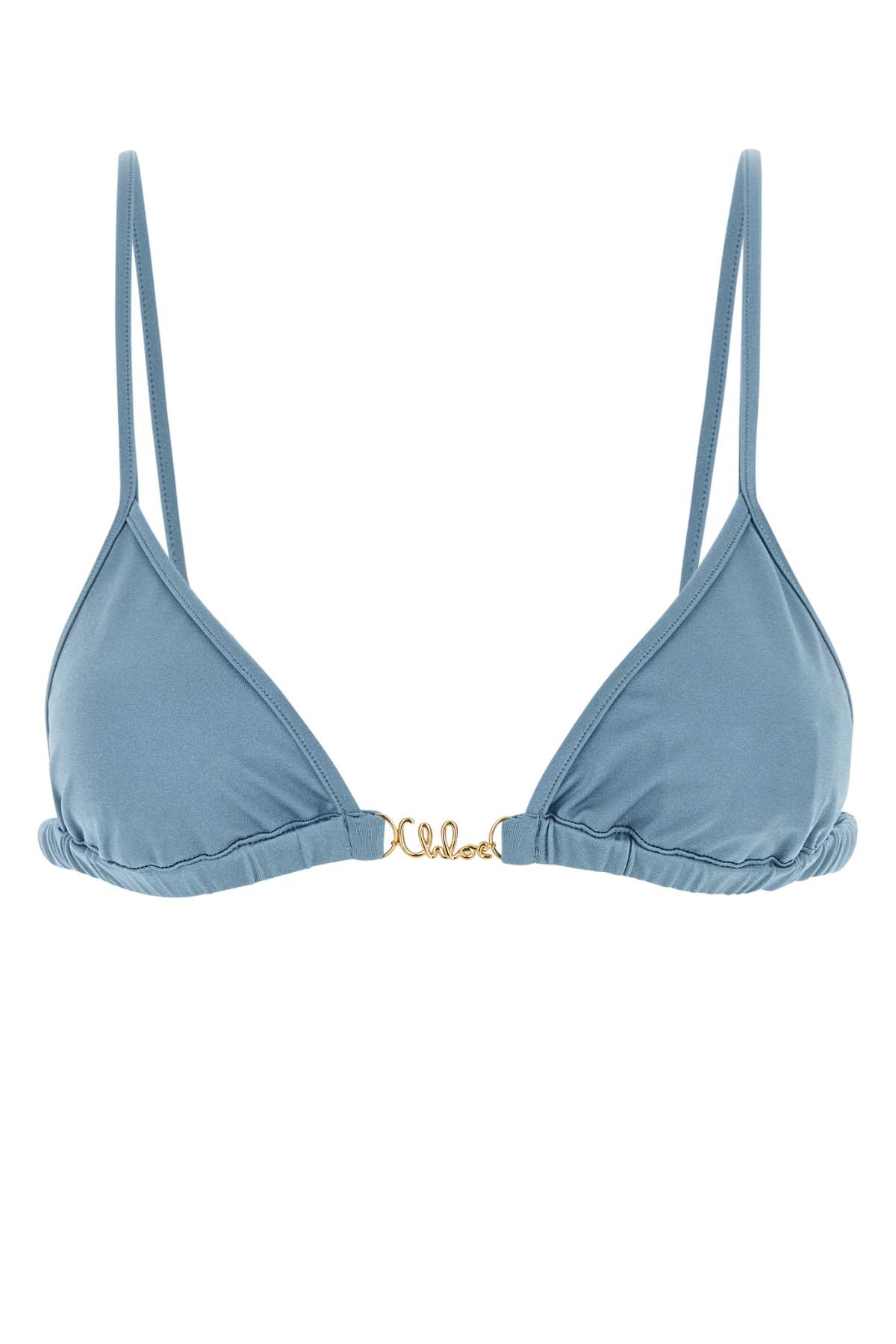 Chloé Cerulean Blue Stretch Nylon Bikini Top