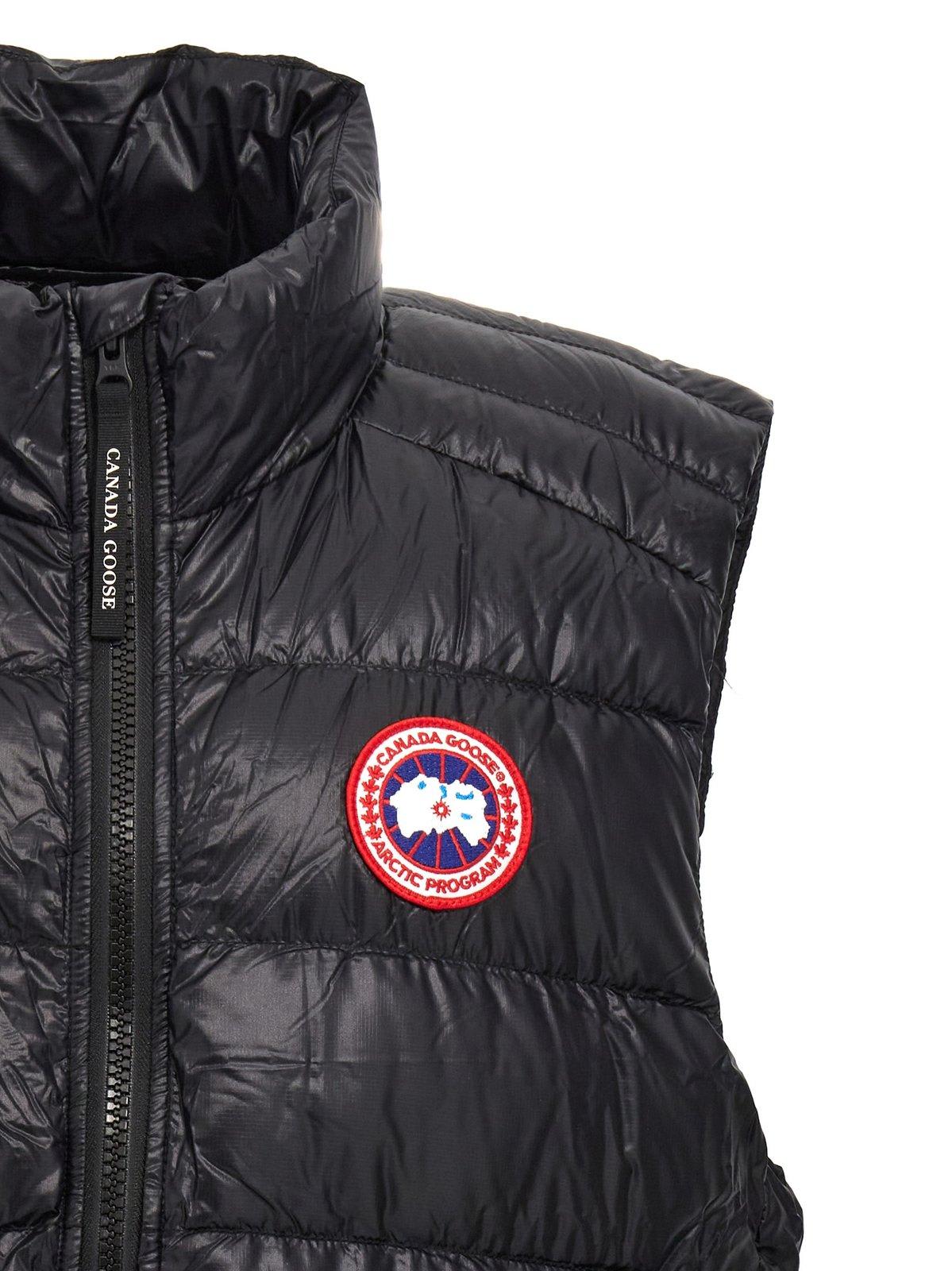 Shop Canada Goose Crofton Padded Gilet In Black