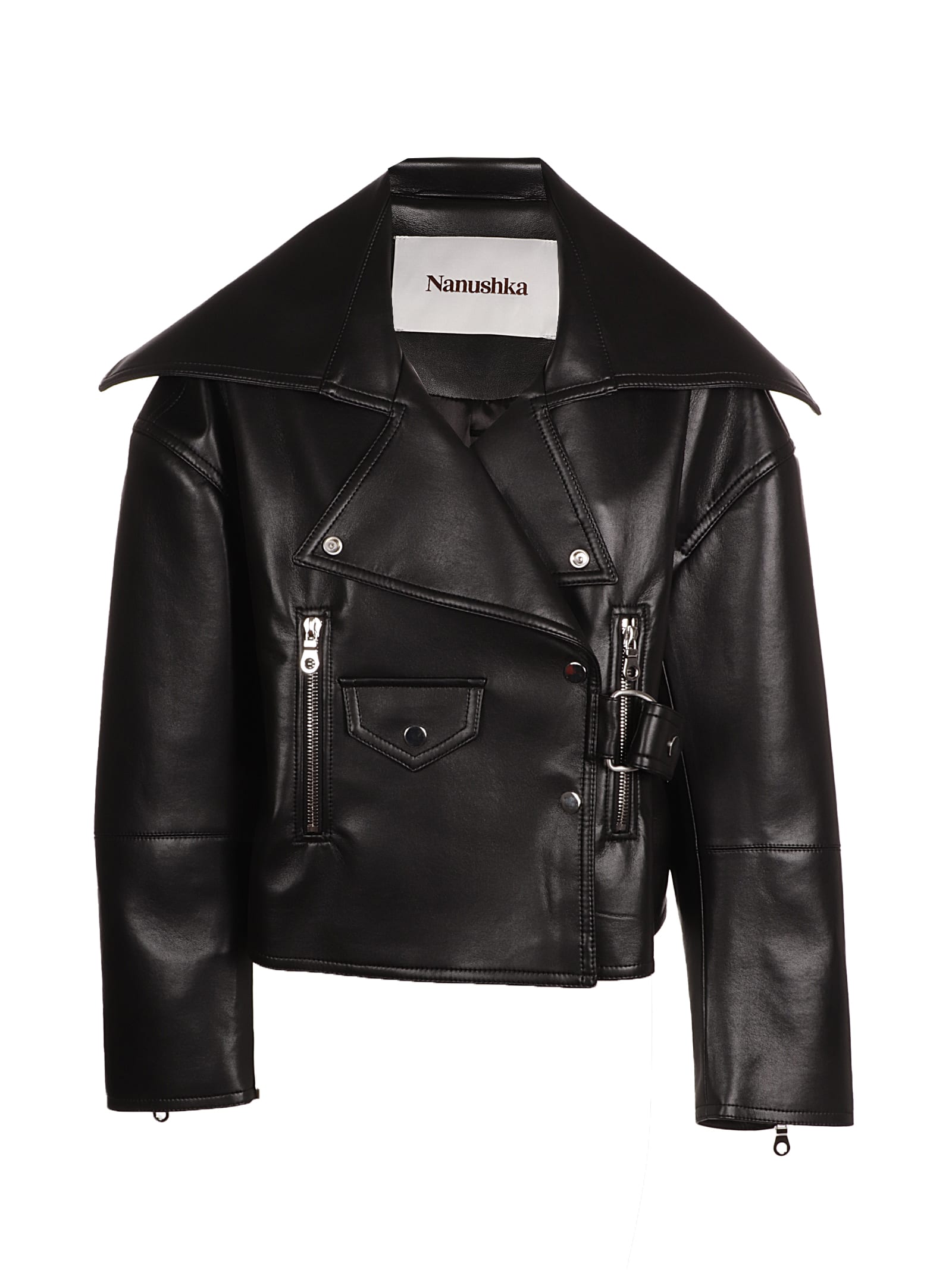 Nanushka Ado Regenerated Leather Jacket