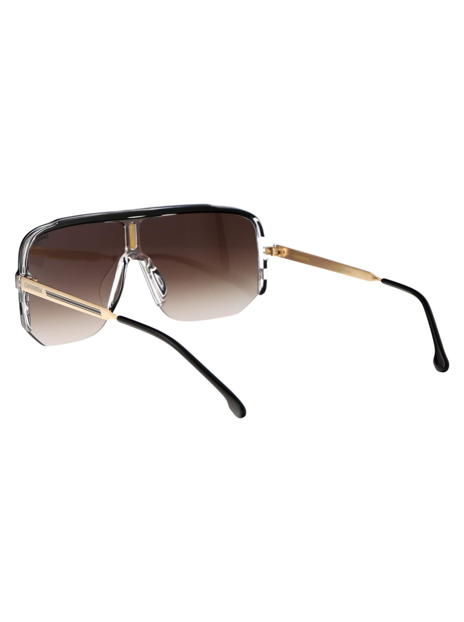 Carrera Black Gold Metal Sunglasses In Multi
