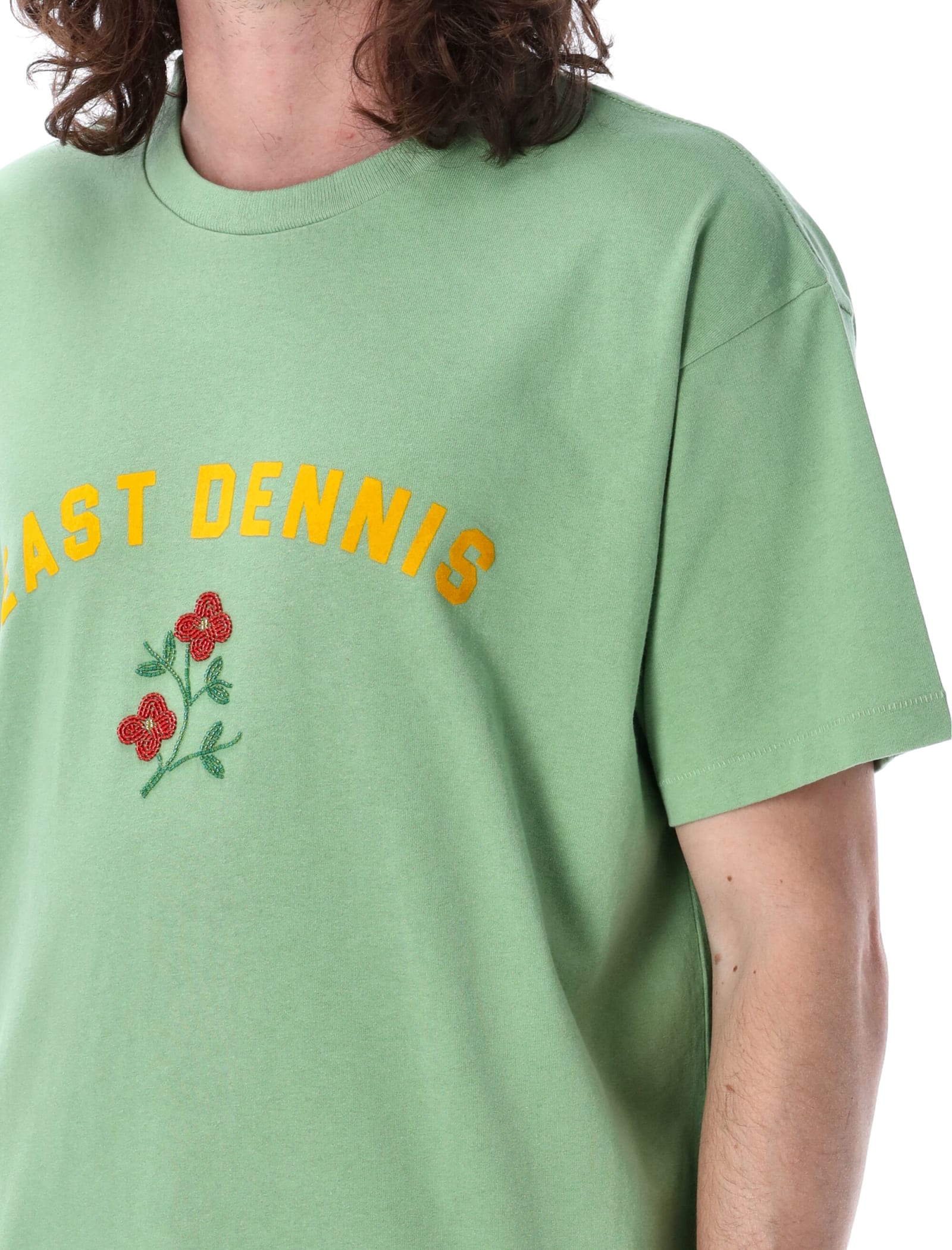 Shop Bode East Dennis T-shirt In Mint