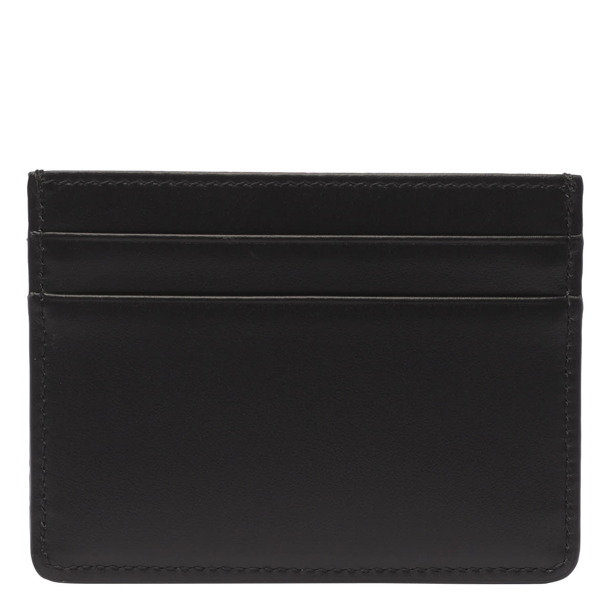 Shop Dolce & Gabbana All Over Logo Cardholder In Black