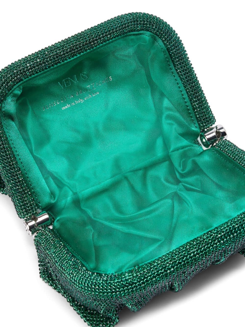 Shop Benedetta Bruzziches Satisfaction - Venus La Petite Clutch In Green