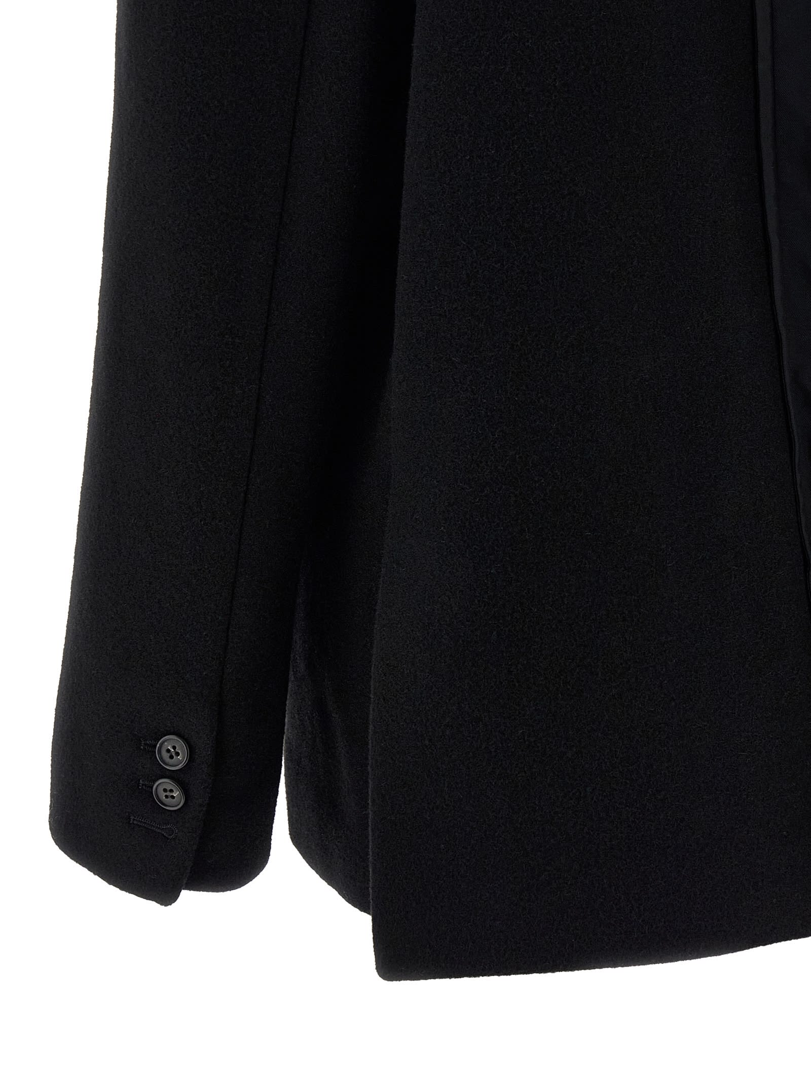 Mm6 Maison Margiela Single-breasted Blazer In Black