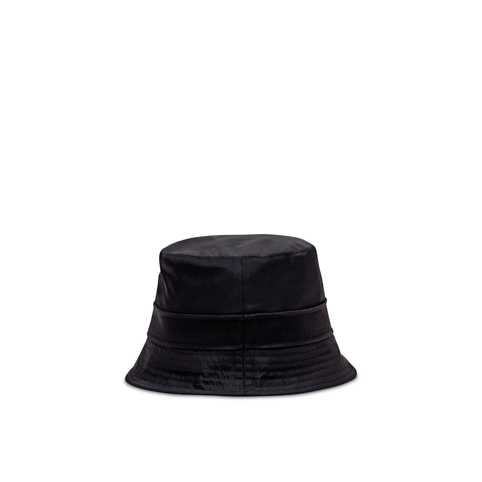 Moncler Logo Bucket Cap Women In Black