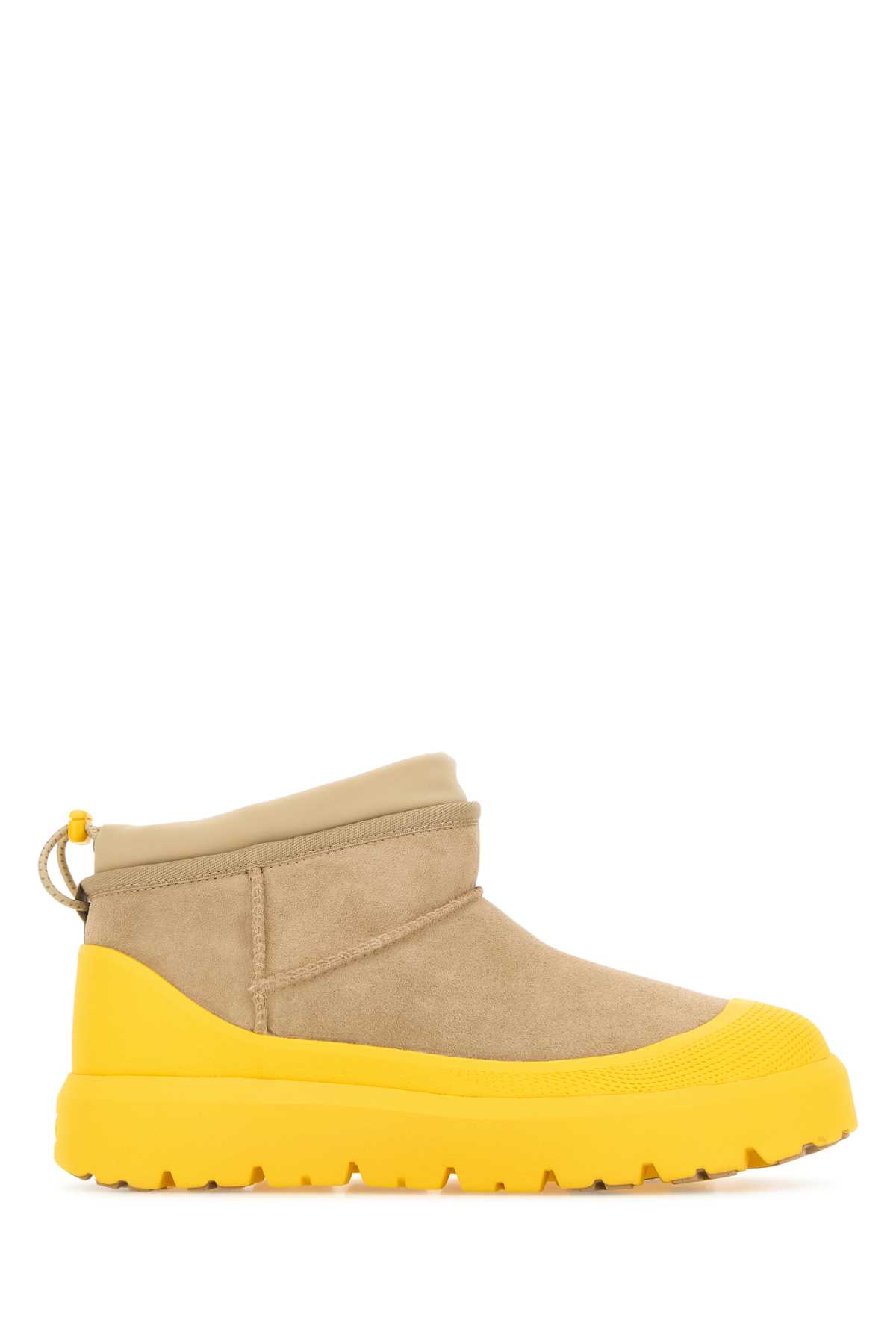 Ugg Sand Suede Ultra Mini Weather Hybrid Ankle Boots In Brown