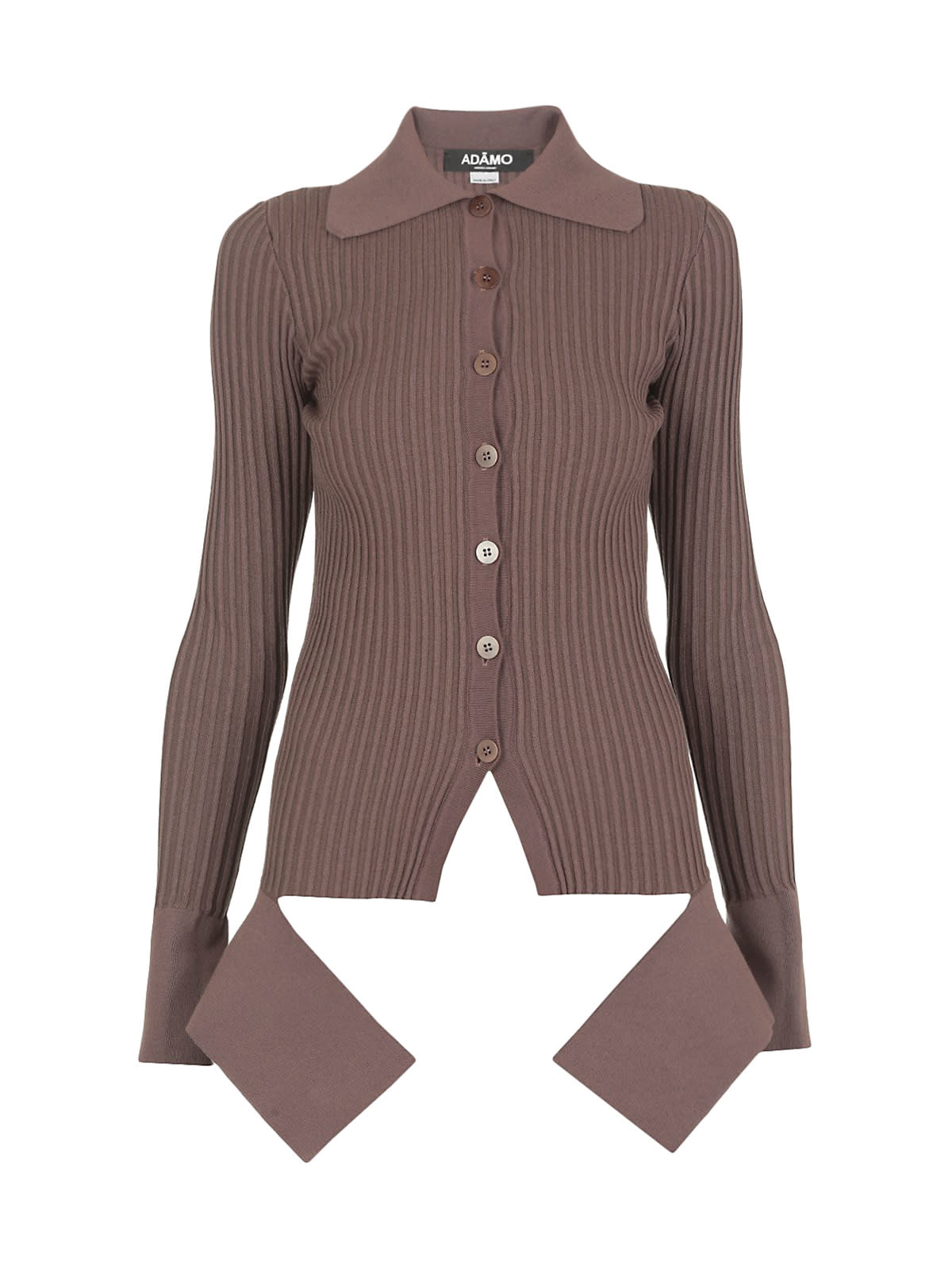 ANDREADAMO Cardigan Long Sleeve With Cut Out Detail