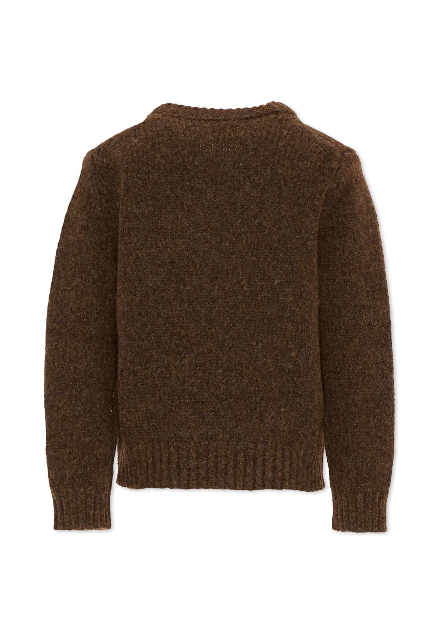 Zadig & Voltaire Brown Sweater For Boy With Logo In Brown