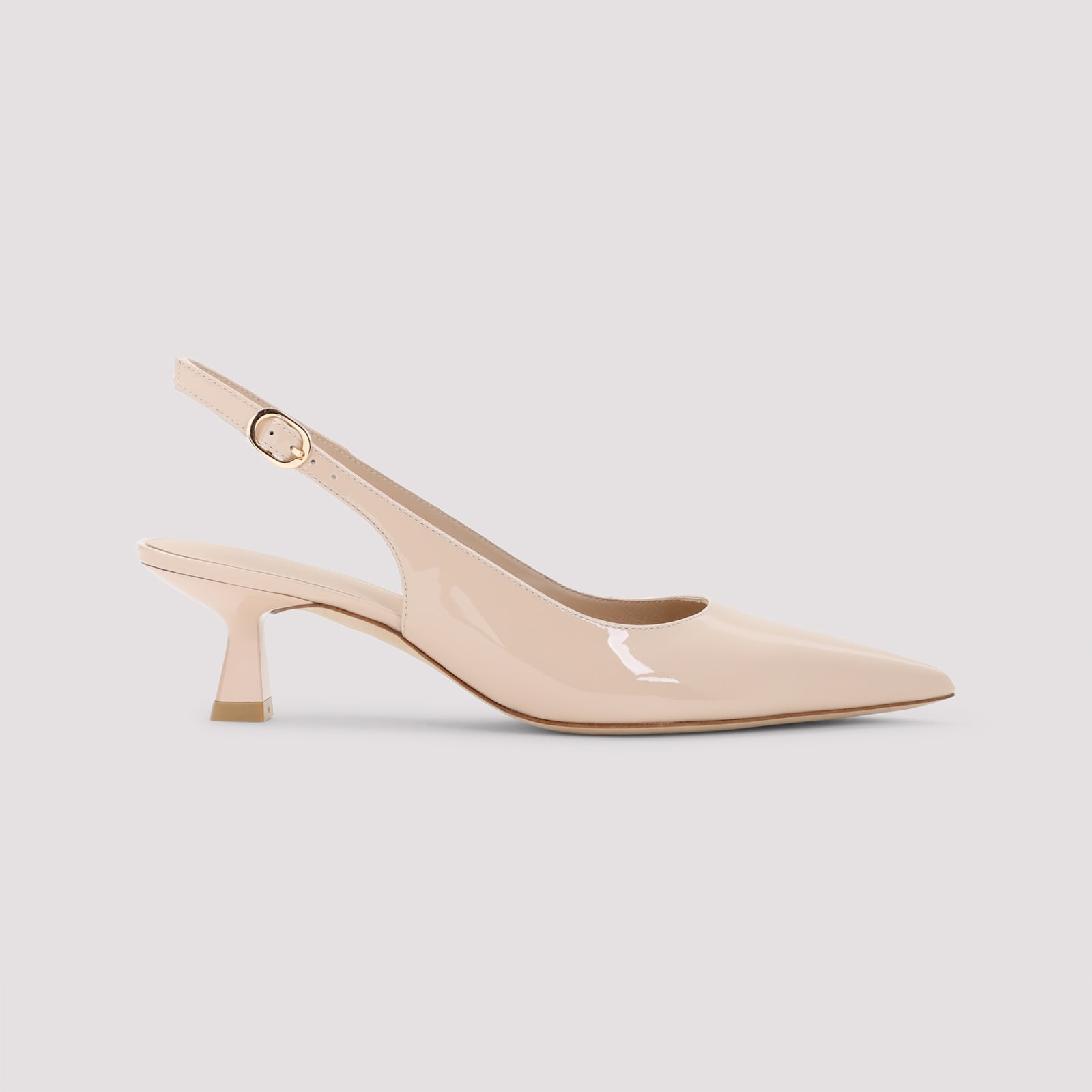 Stuart Weitzman Patent Leather Slingback Pumps With 5cm Heel In Multi