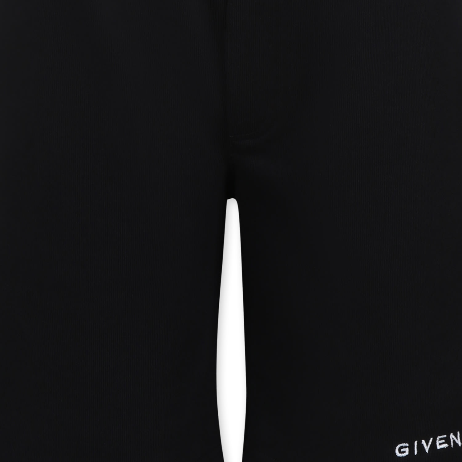 Givenchy Black Shorts For Boy With Logo In Black